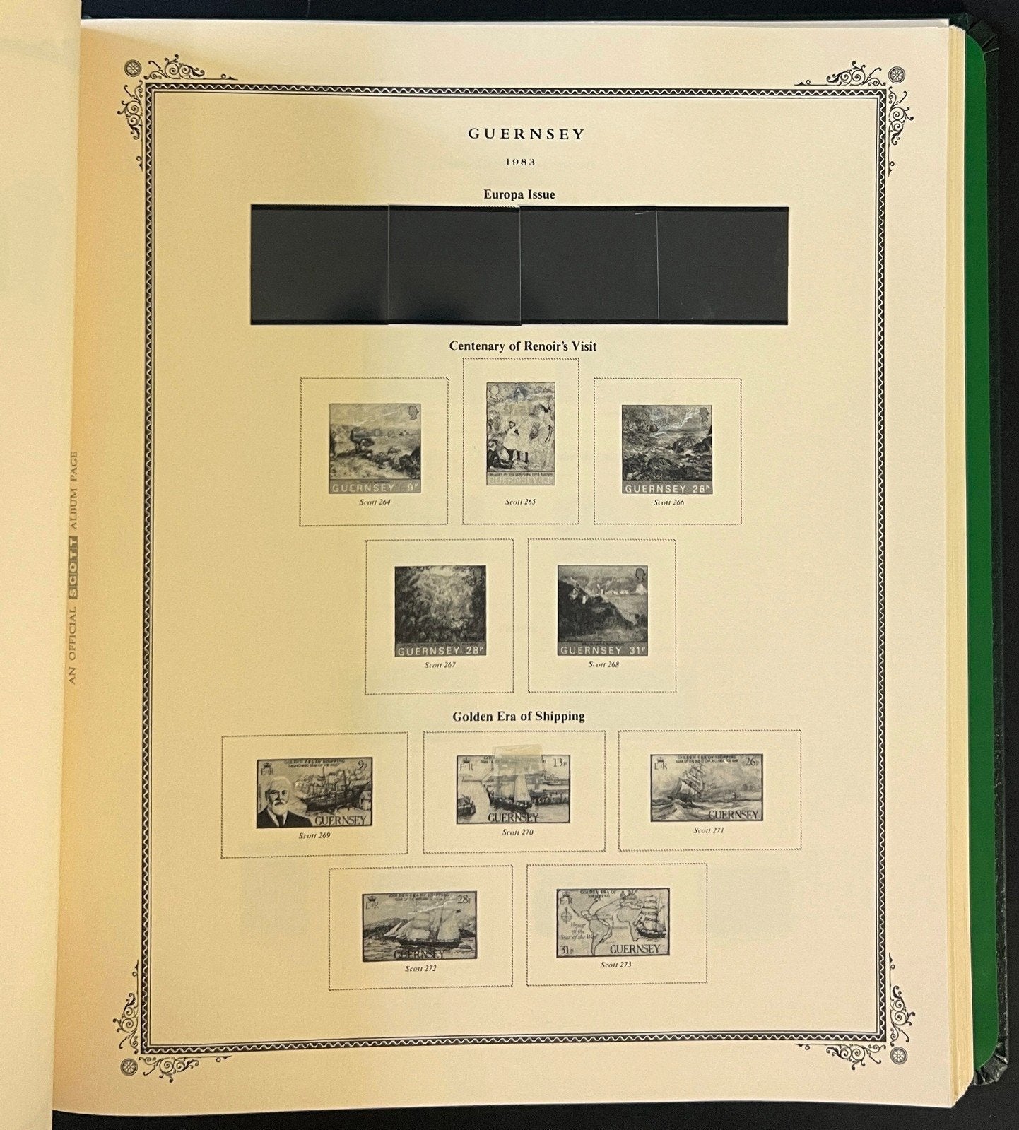 Guernsey & Alderney Scott Specialty Stamp Album 2-Post Binder 1941-1998 ZAYIX