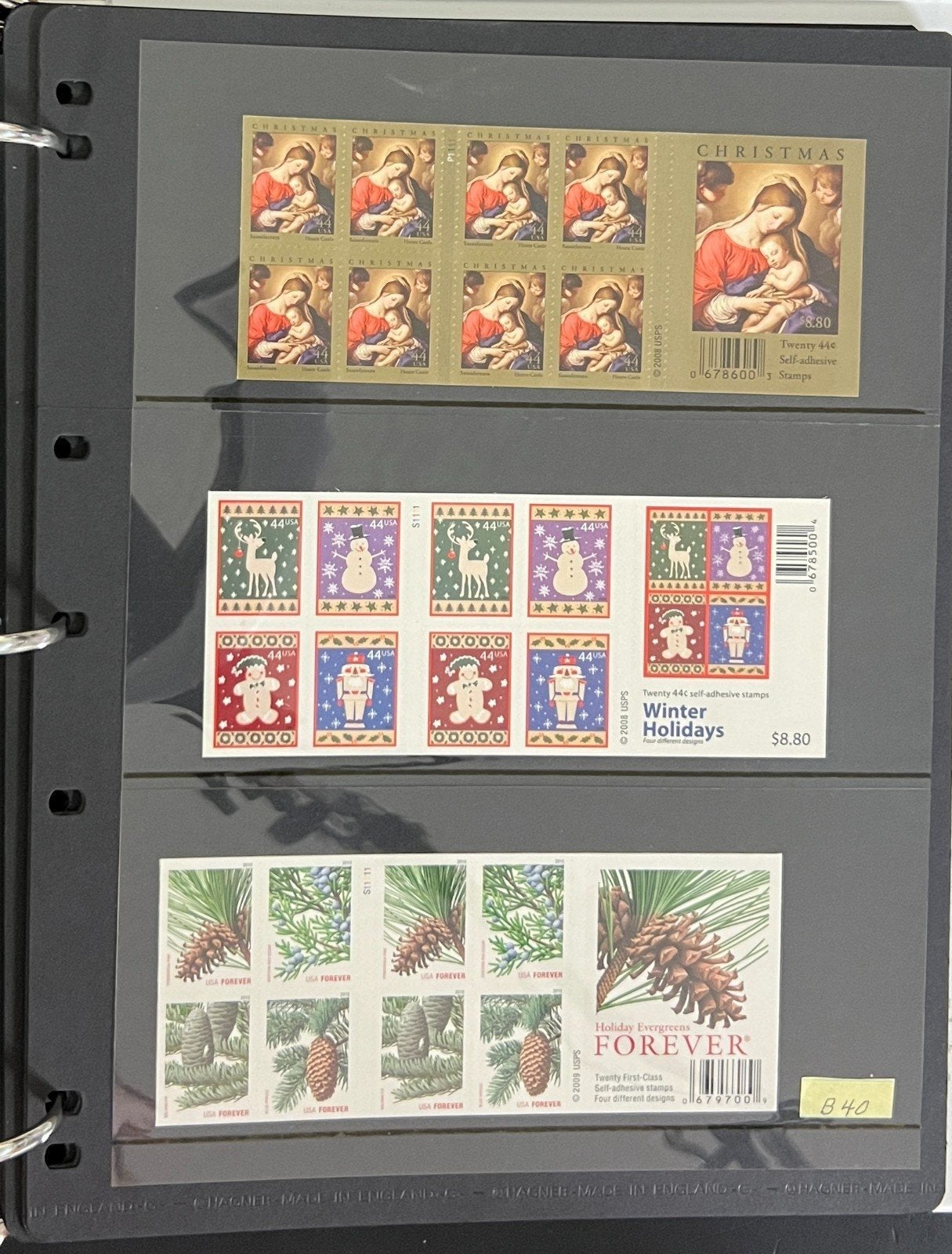 United States Booklets, Strips, & Panes  Stamp Collection Album B1-B52 MNH ZAYIX
