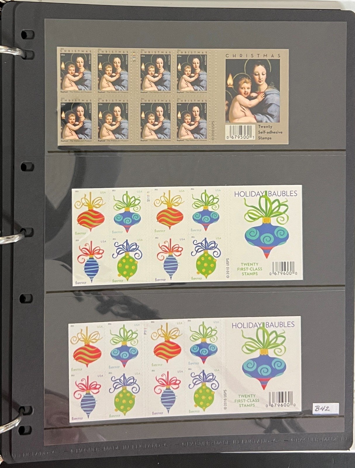 United States Booklets, Strips, & Panes  Stamp Collection Album B1-B52 MNH ZAYIX