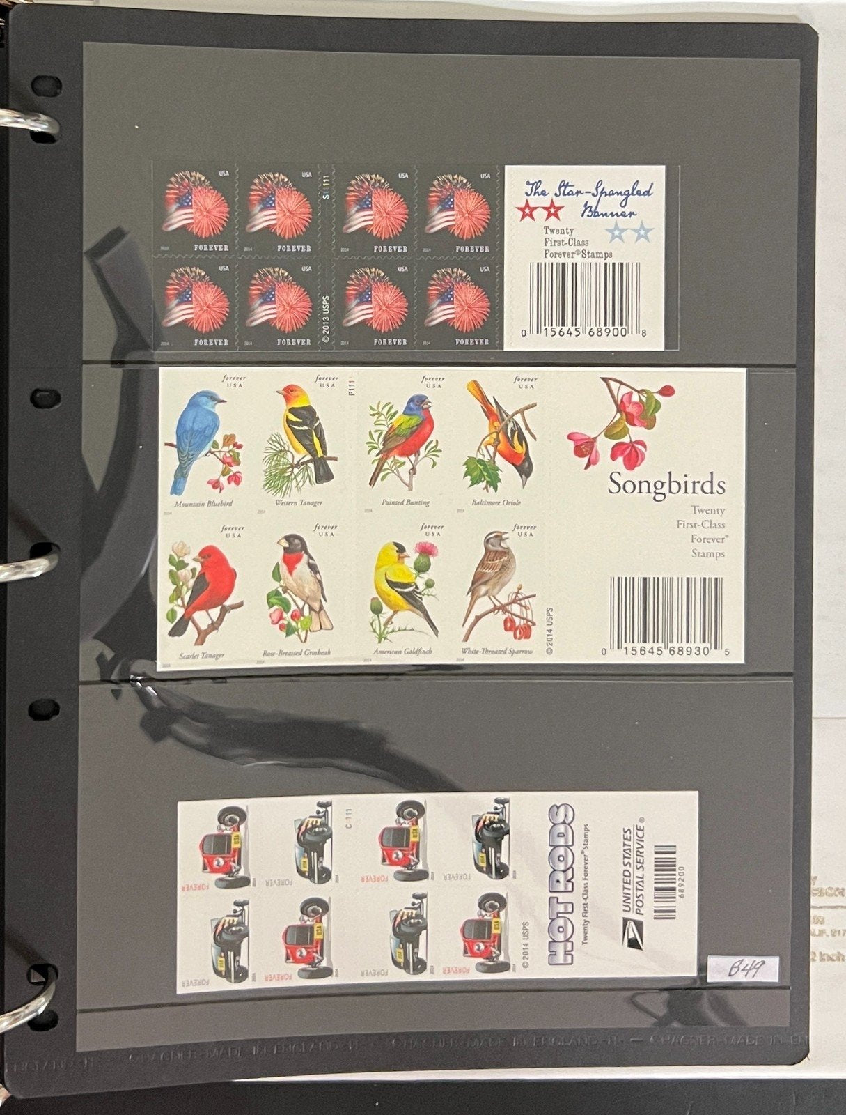 United States Booklets, Strips, & Panes  Stamp Collection Album B1-B52 MNH ZAYIX