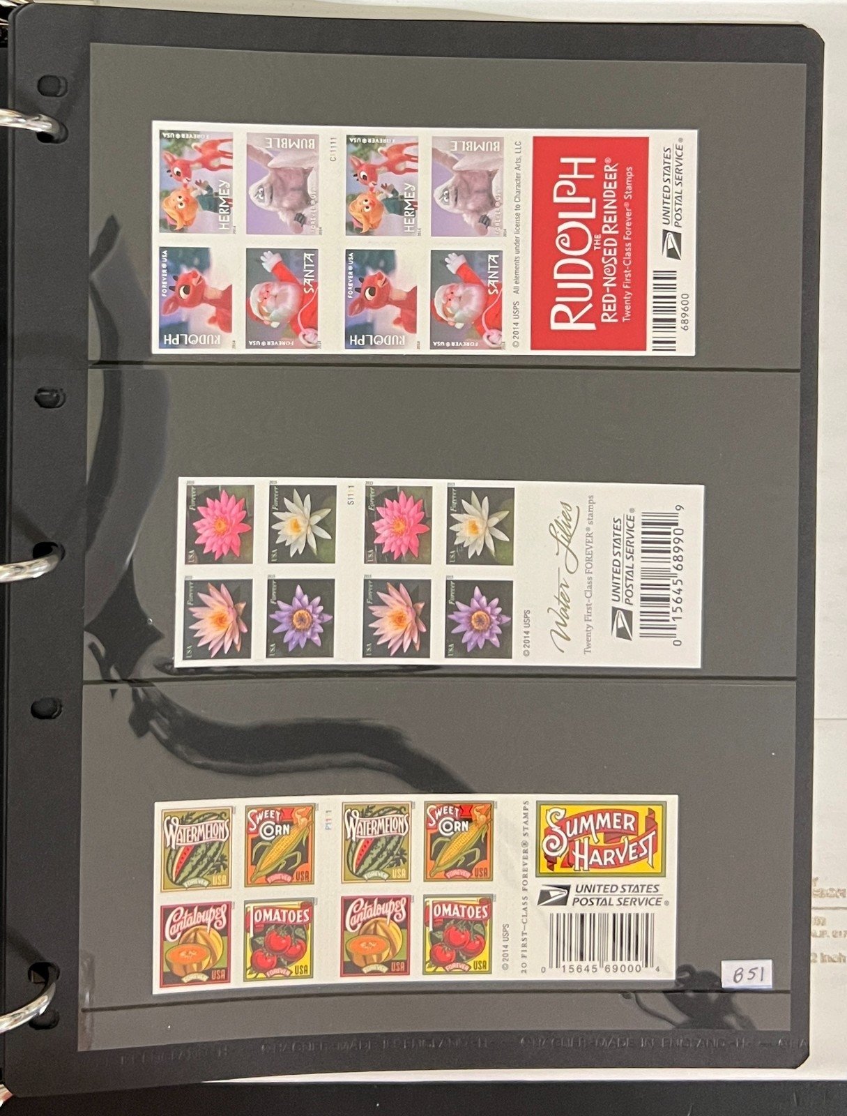 United States Booklets, Strips, & Panes  Stamp Collection Album B1-B52 MNH ZAYIX