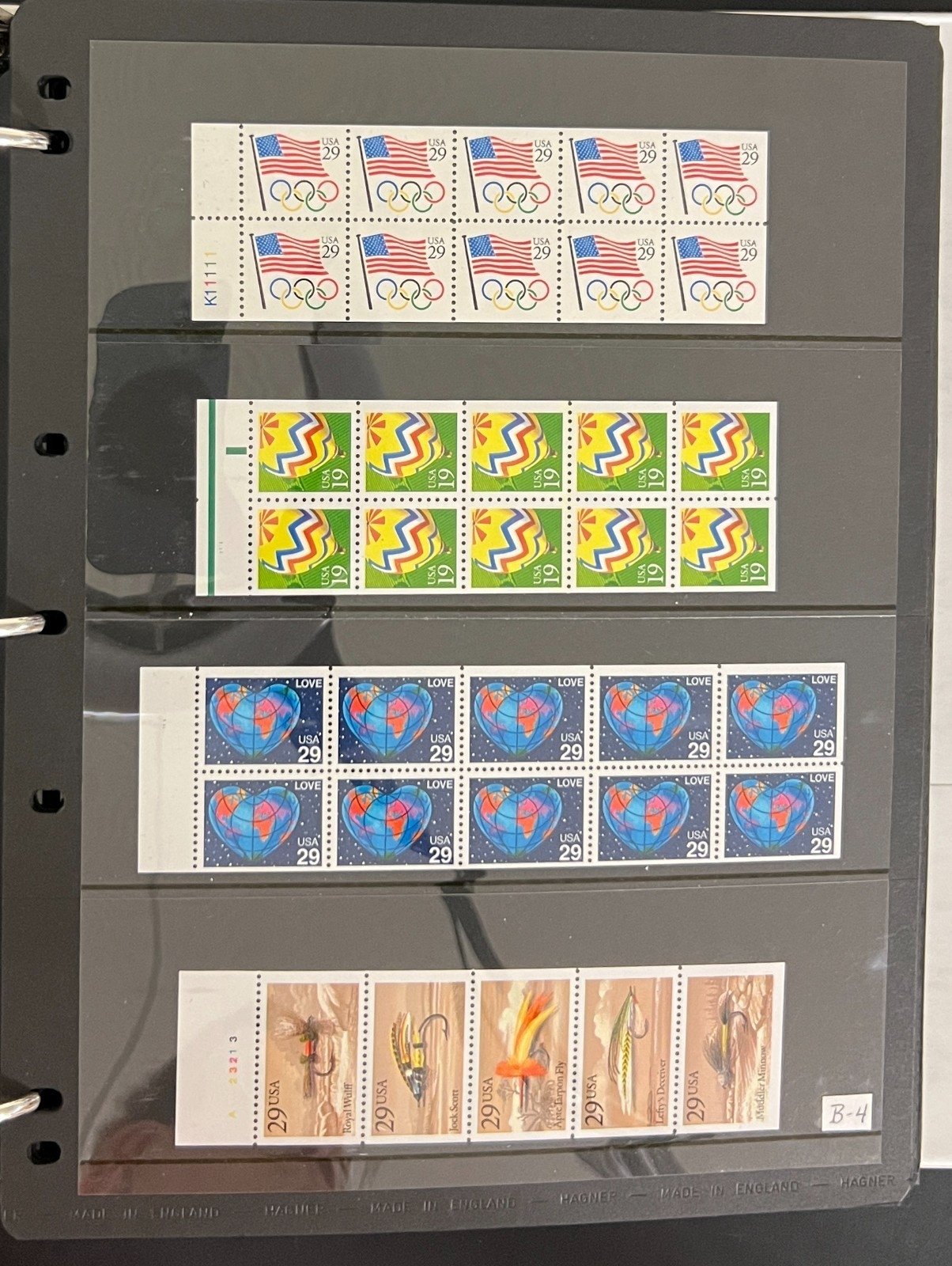 United States Booklets, Strips, & Panes  Stamp Collection Album B1-B52 MNH ZAYIX