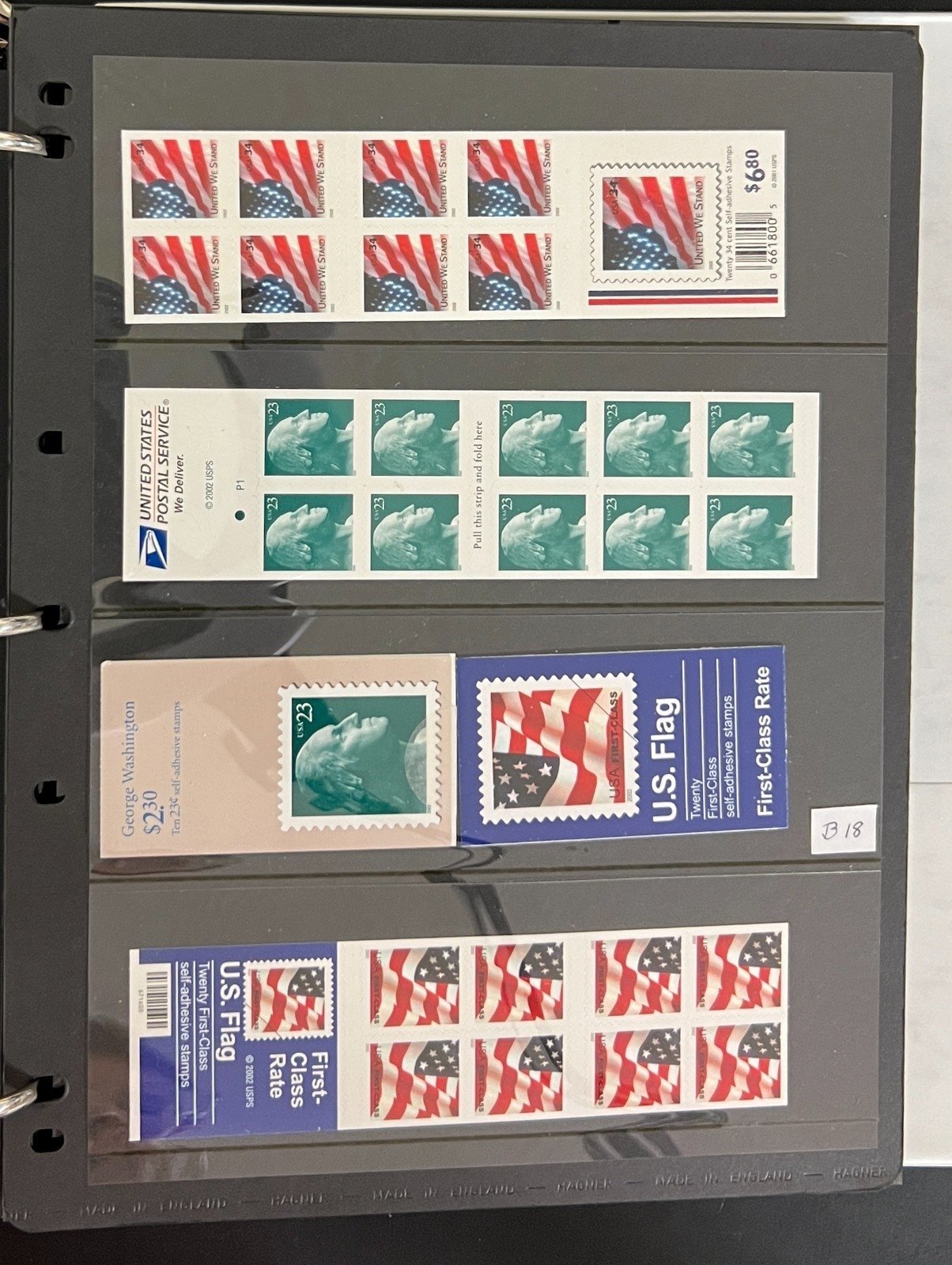 United States Booklets, Strips, & Panes  Stamp Collection Album B1-B52 MNH ZAYIX