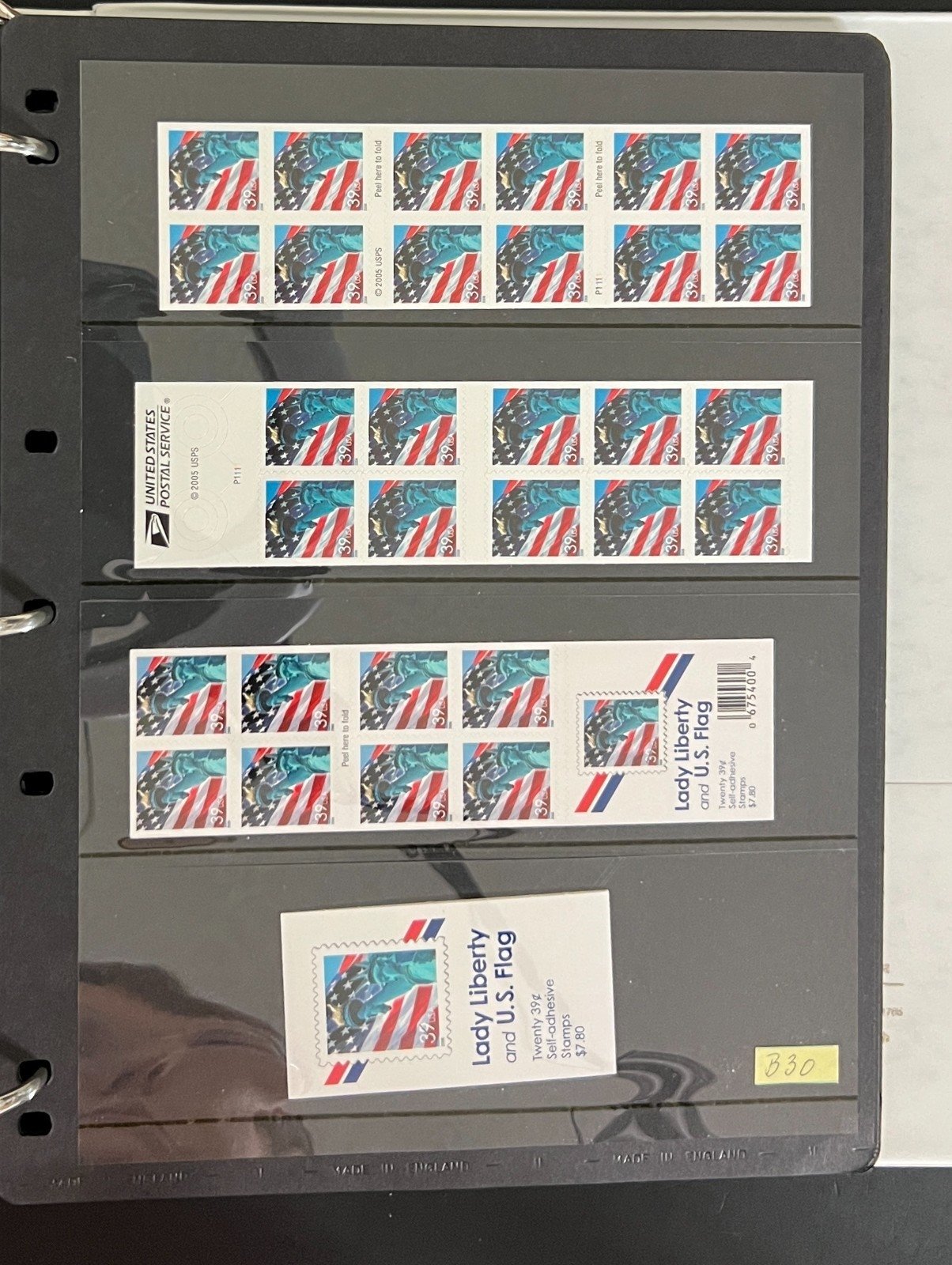 United States Booklets, Strips, & Panes  Stamp Collection Album B1-B52 MNH ZAYIX