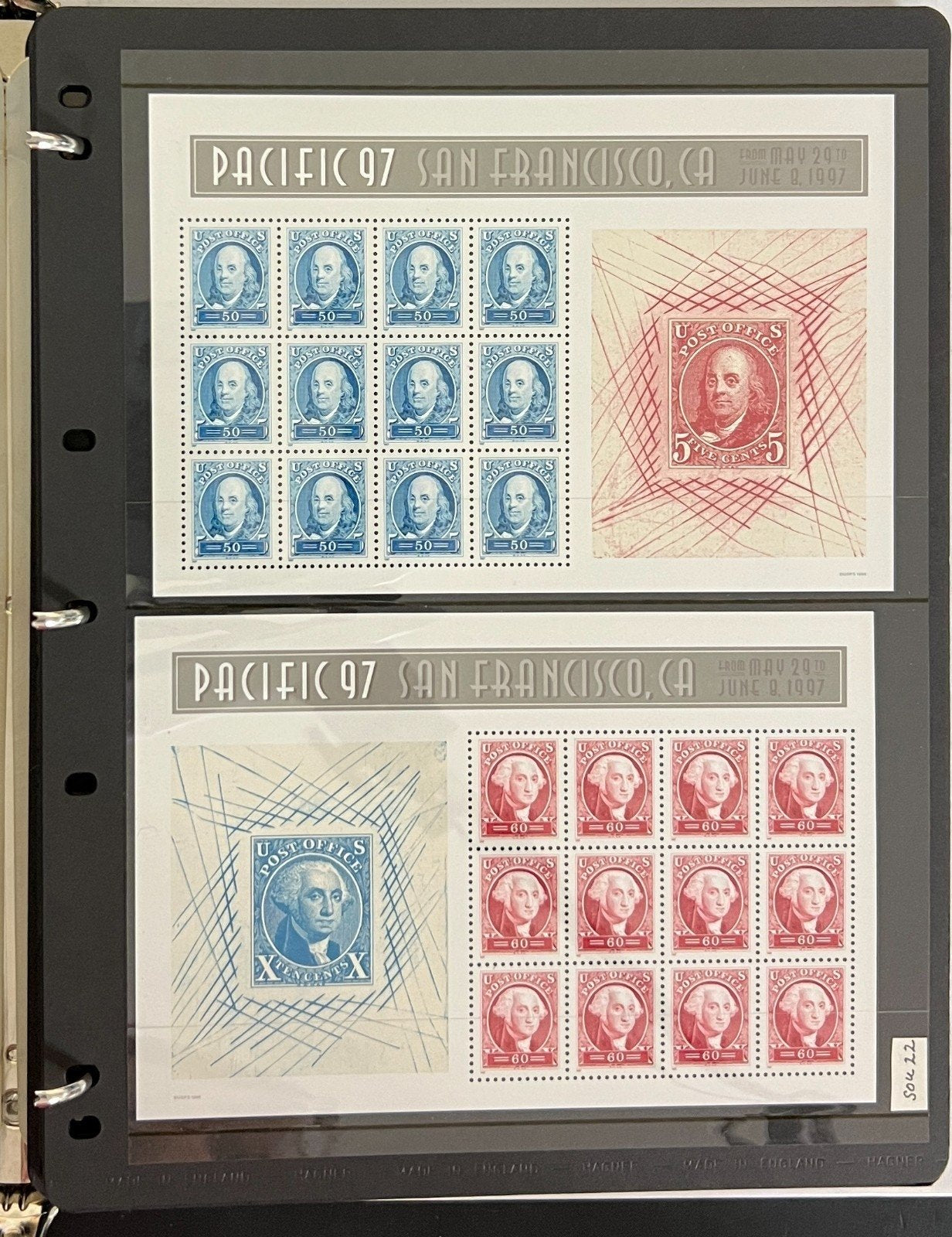 United States Airmail, Express & Souvenir Sheet Stamp Collection Album MNH ZAYIX