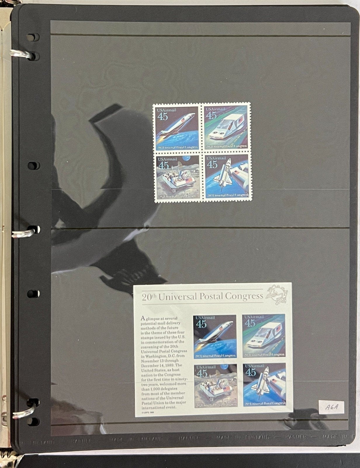 United States Airmail, Express & Souvenir Sheet Stamp Collection Album MNH ZAYIX