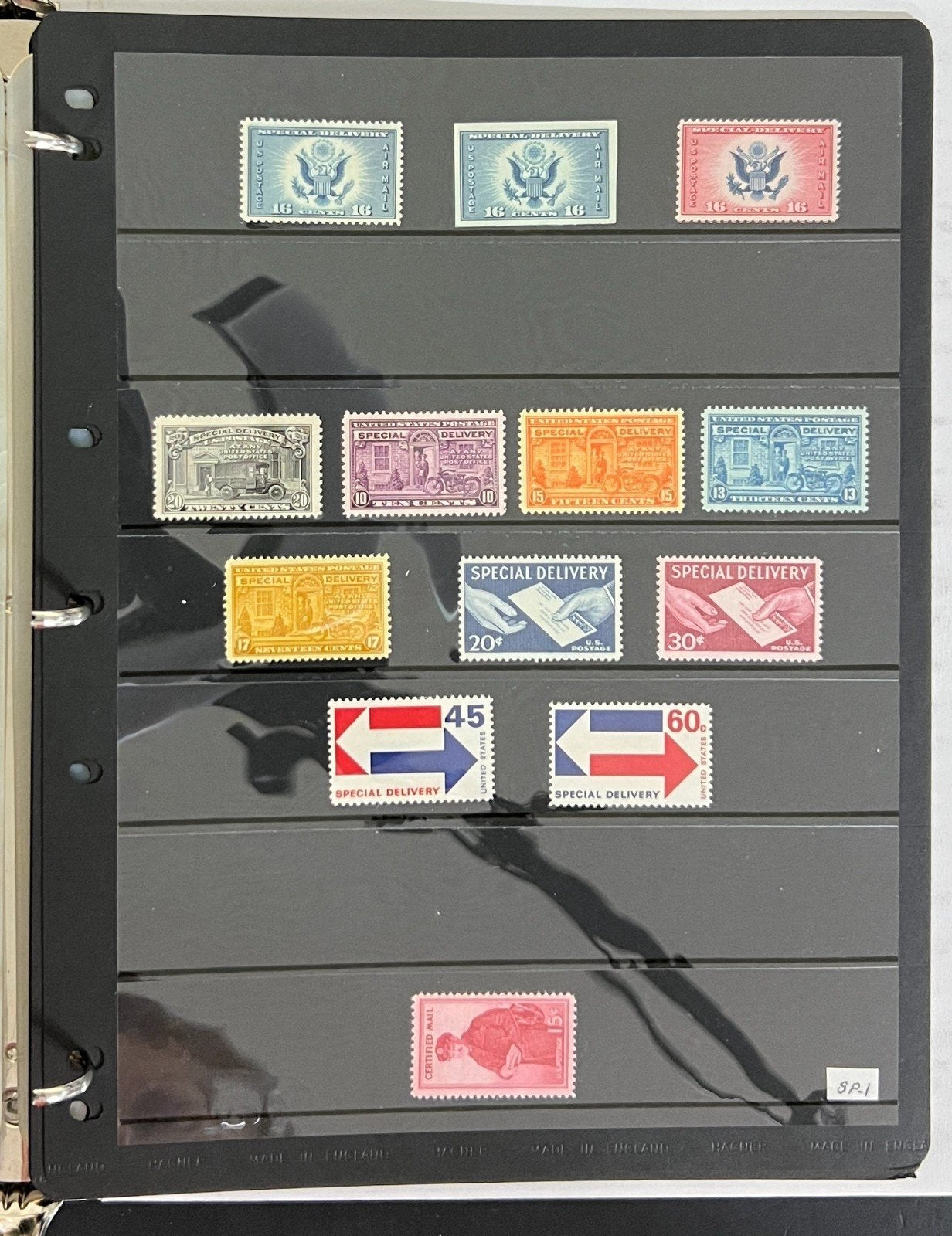 United States Airmail, Express & Souvenir Sheet Stamp Collection Album MNH ZAYIX