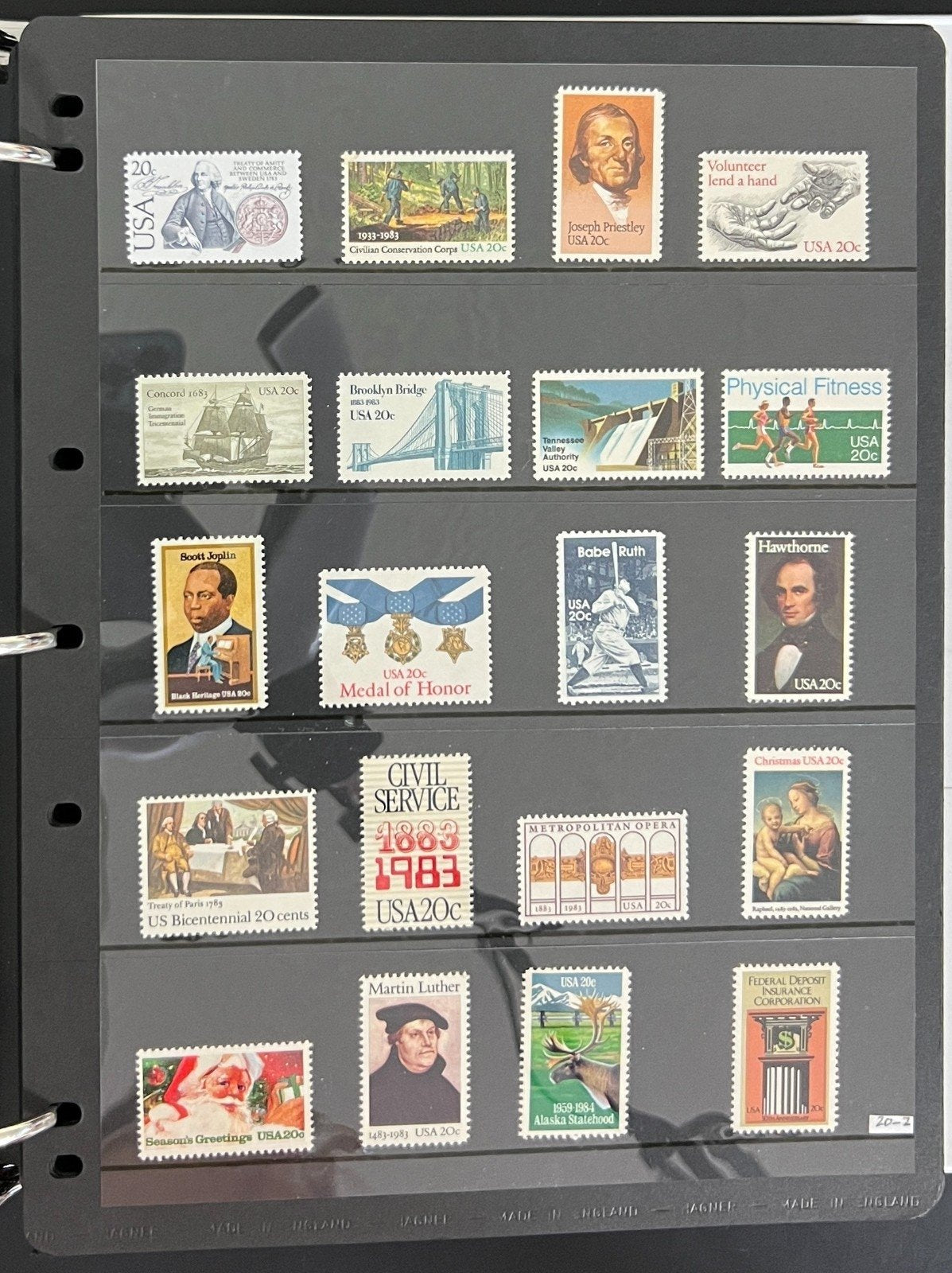 United States Plate Block & Singles Stamp Collection Album MNH #1300-4949 ZAYIX