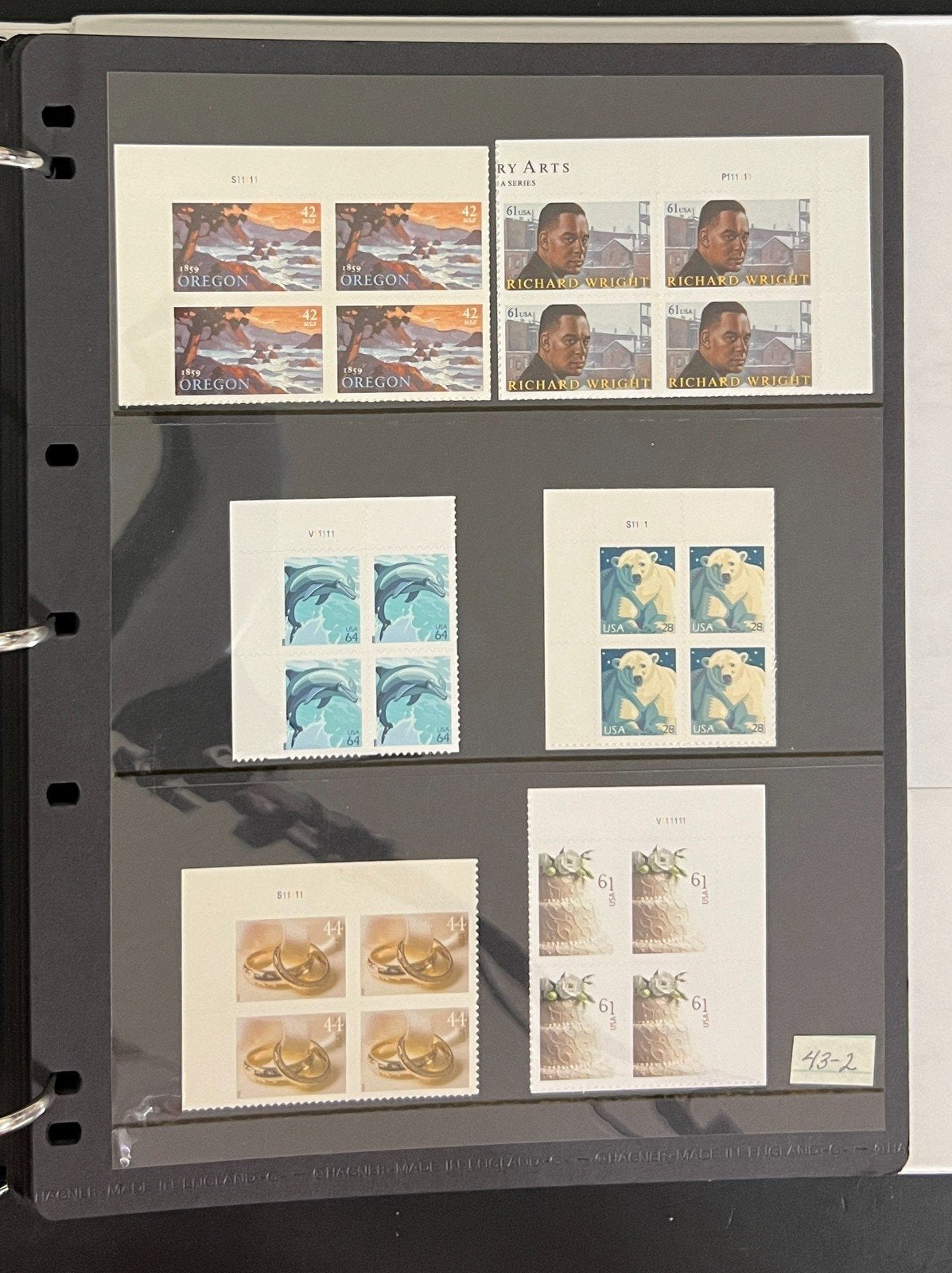 United States Plate Block & Singles Stamp Collection Album MNH #1300-4949 ZAYIX