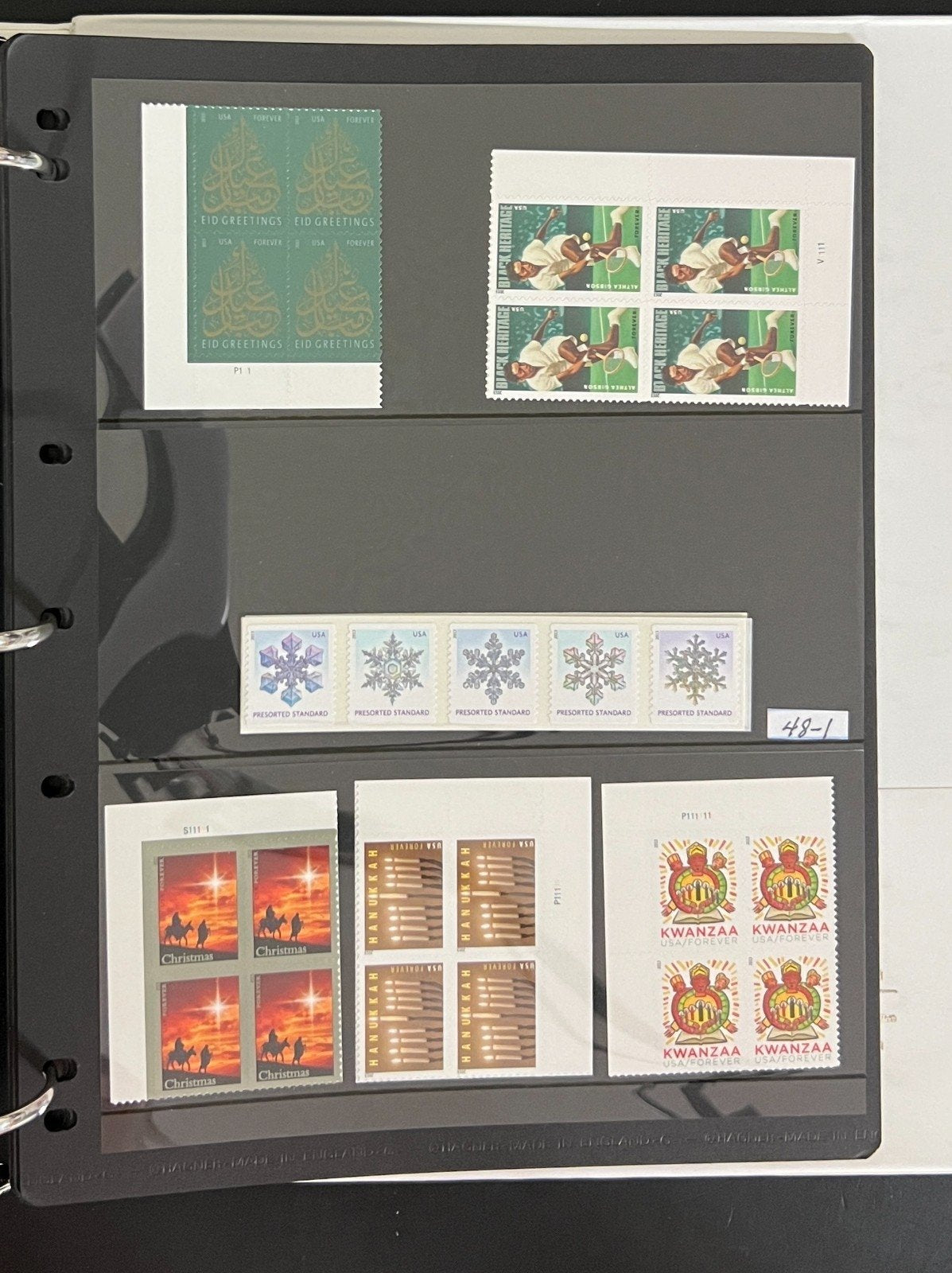 United States Plate Block & Singles Stamp Collection Album MNH #1300-4949 ZAYIX
