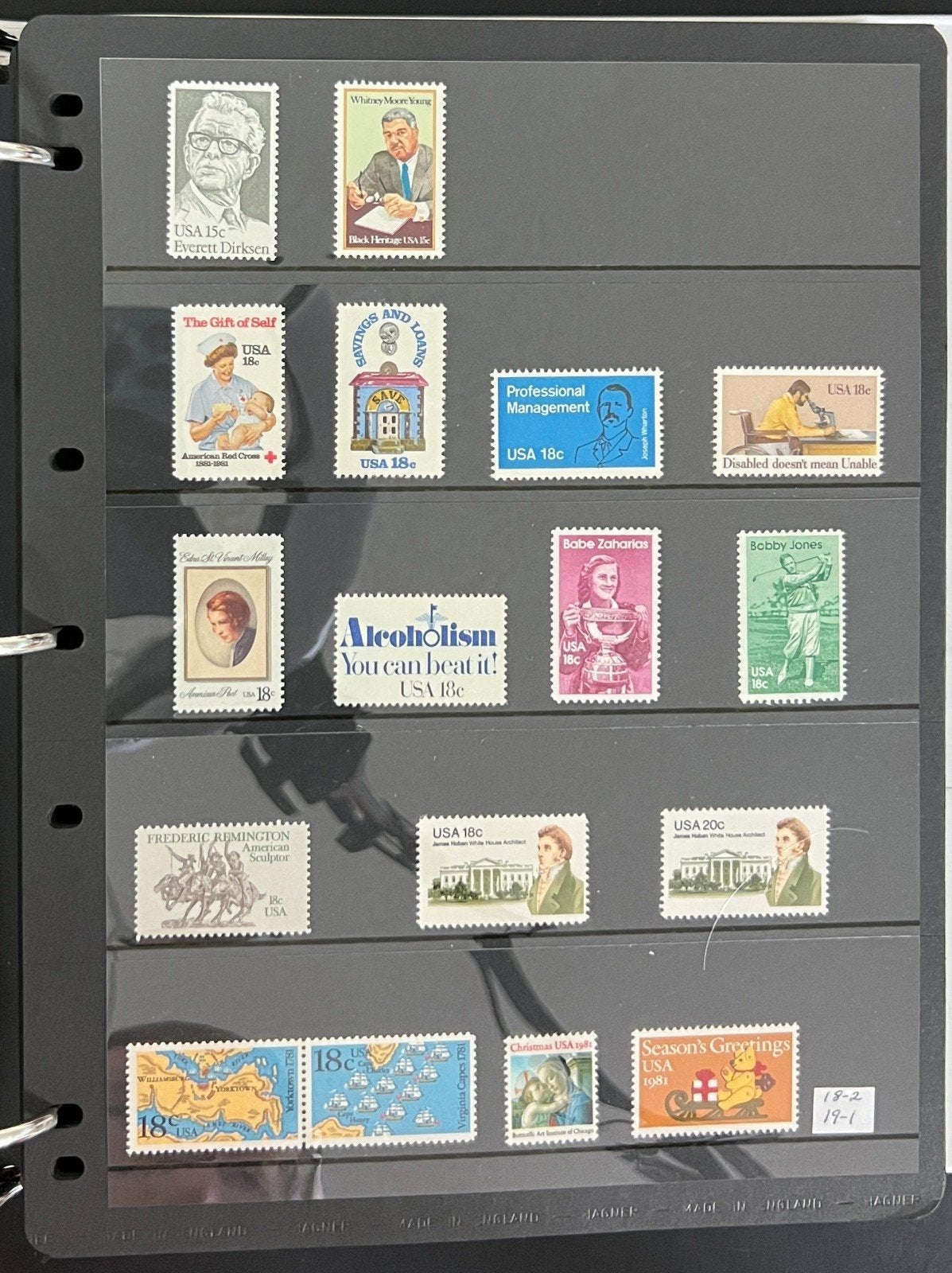 United States Plate Block & Singles Stamp Collection Album MNH #1300-4949 ZAYIX