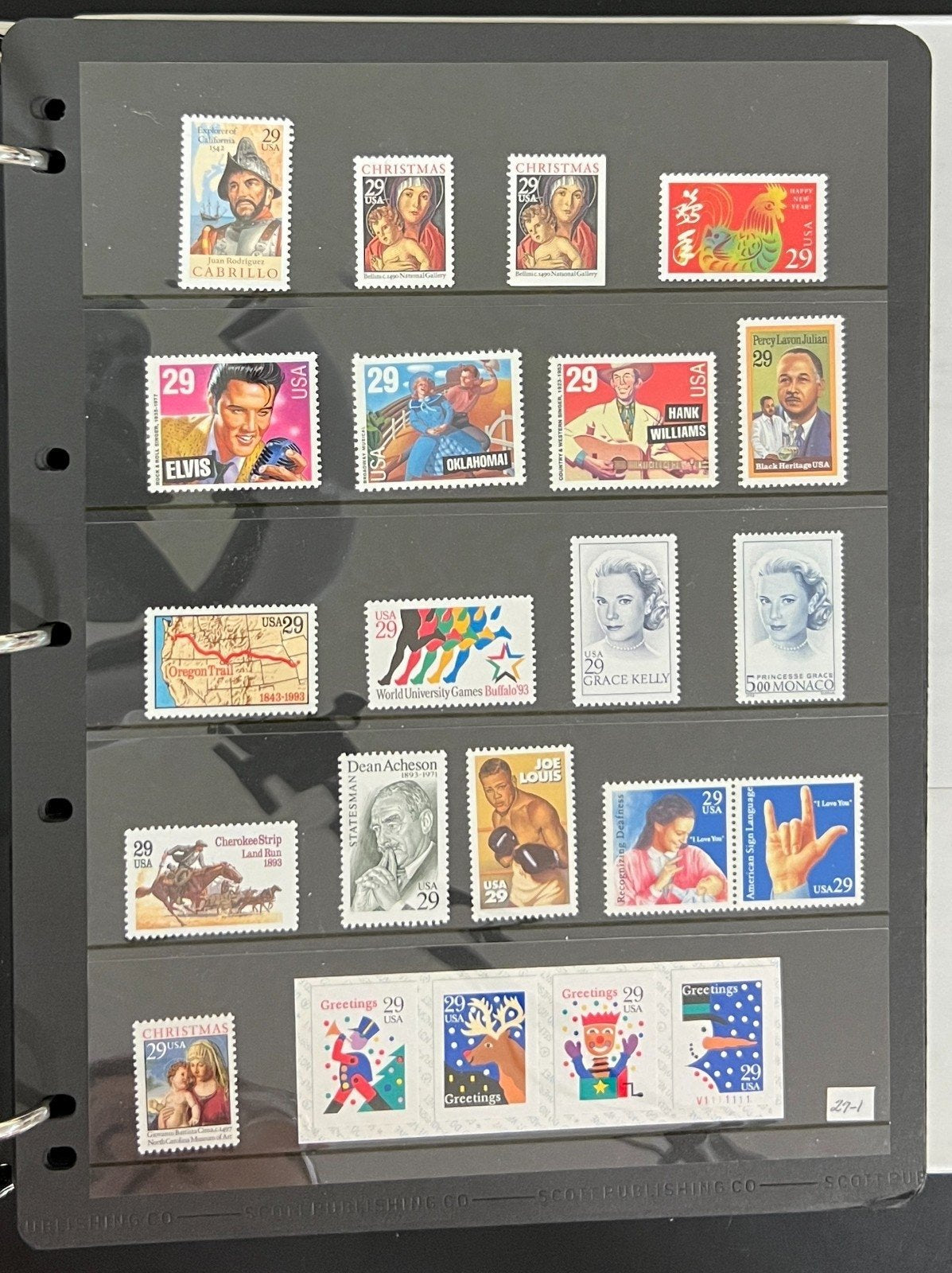 United States Plate Block & Singles Stamp Collection Album MNH #1300-4949 ZAYIX