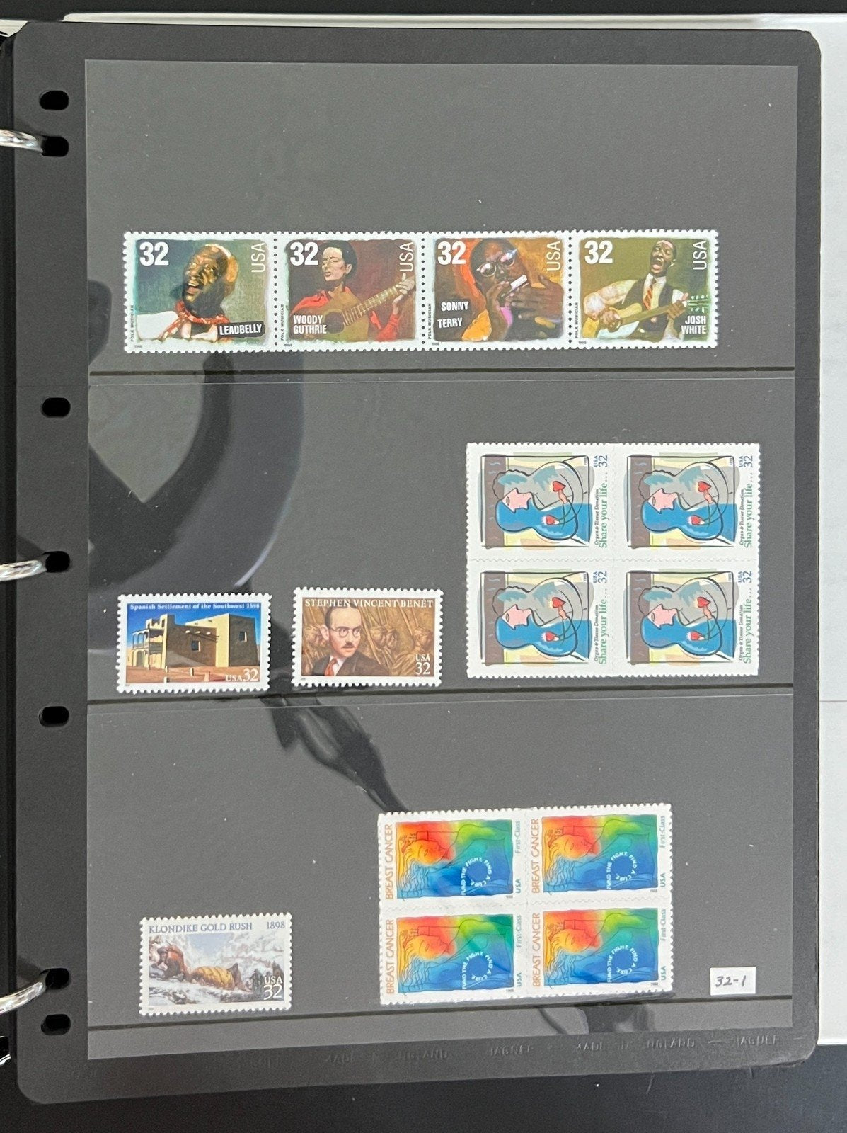 United States Plate Block & Singles Stamp Collection Album MNH #1300-4949 ZAYIX