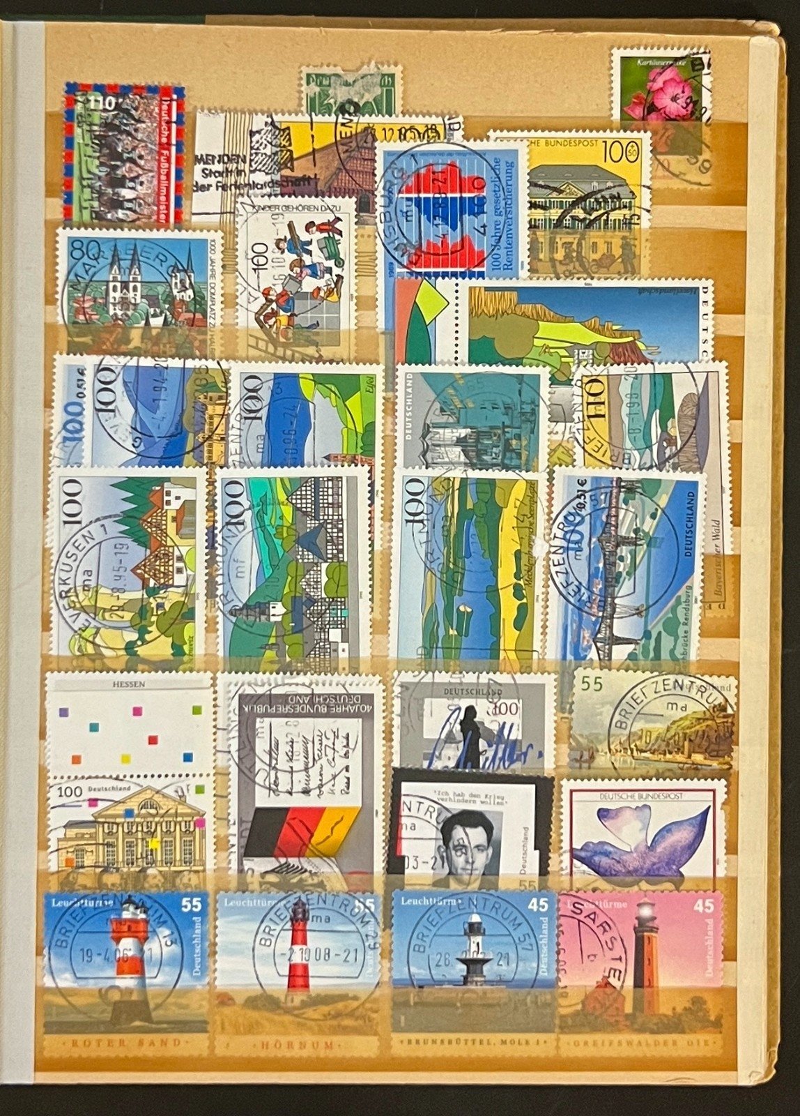 Germany & DDR Stamp Collection Stock Book Mint & Used ZAYIX