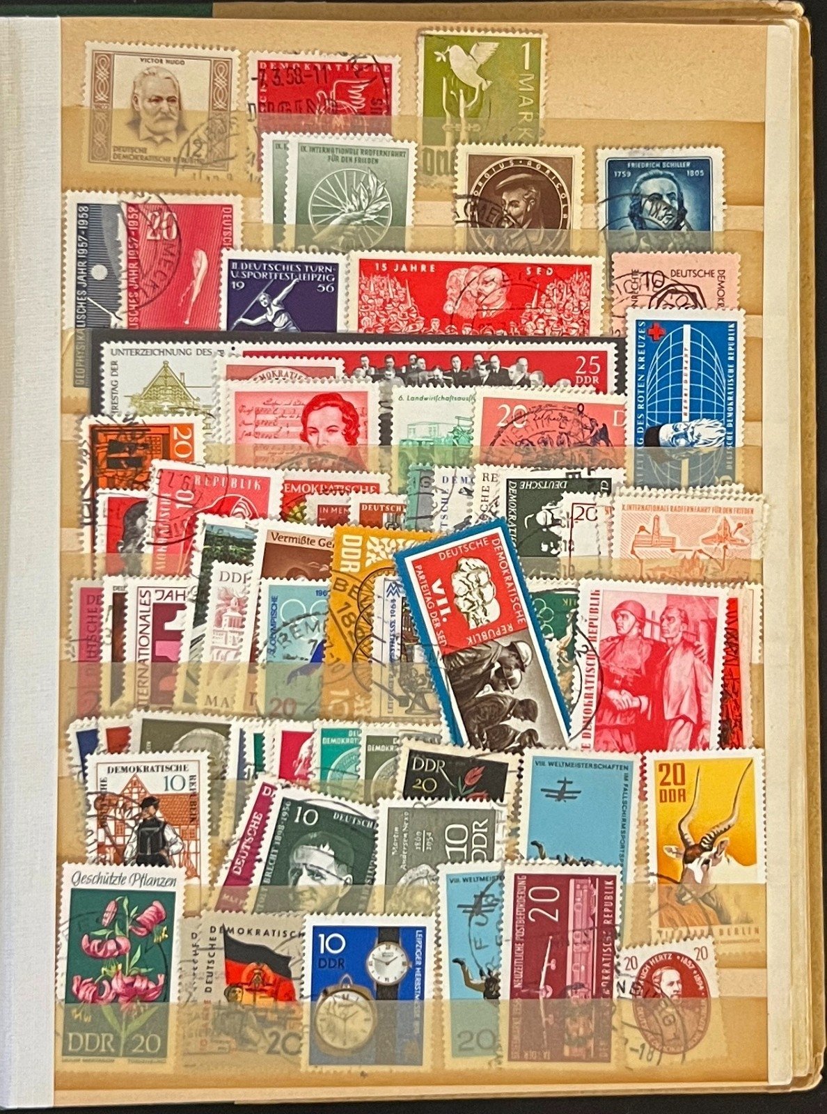 Germany & DDR Stamp Collection Stock Book Mint & Used ZAYIX