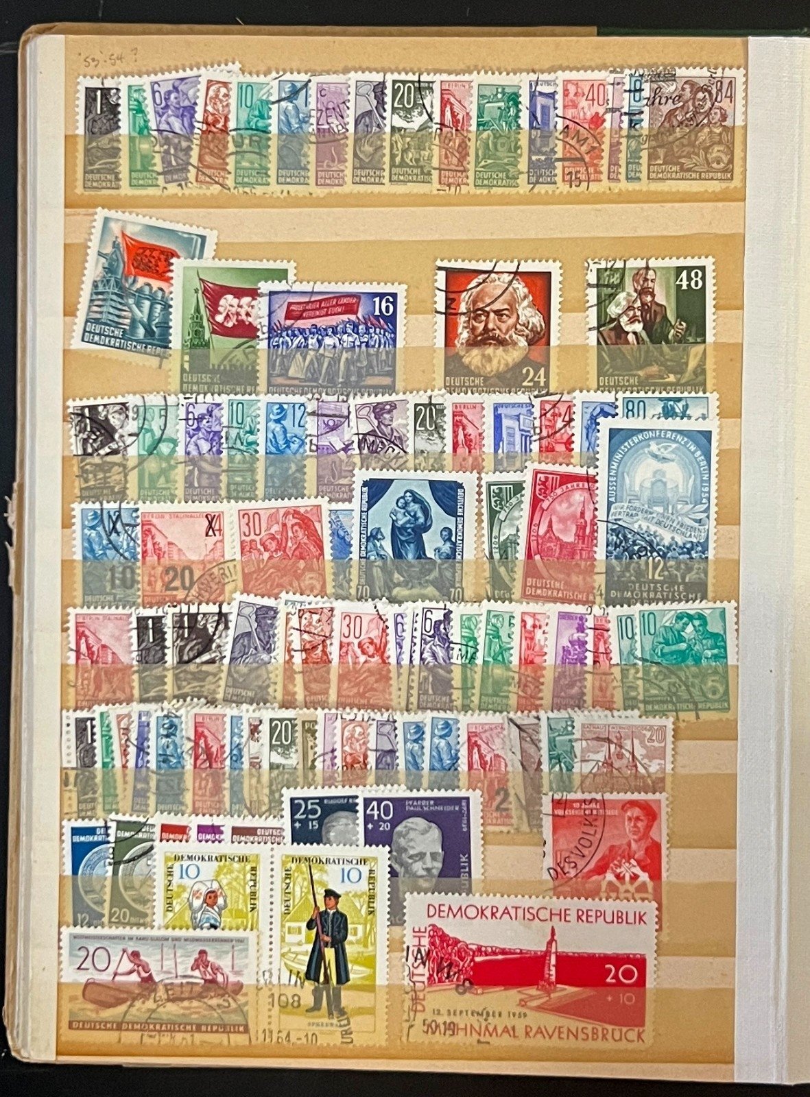 Germany & DDR Stamp Collection Stock Book Mint & Used ZAYIX