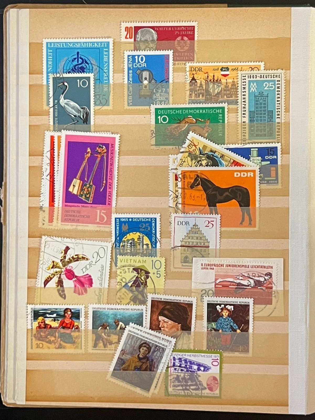 Germany & DDR Stamp Collection Stock Book Mint & Used ZAYIX