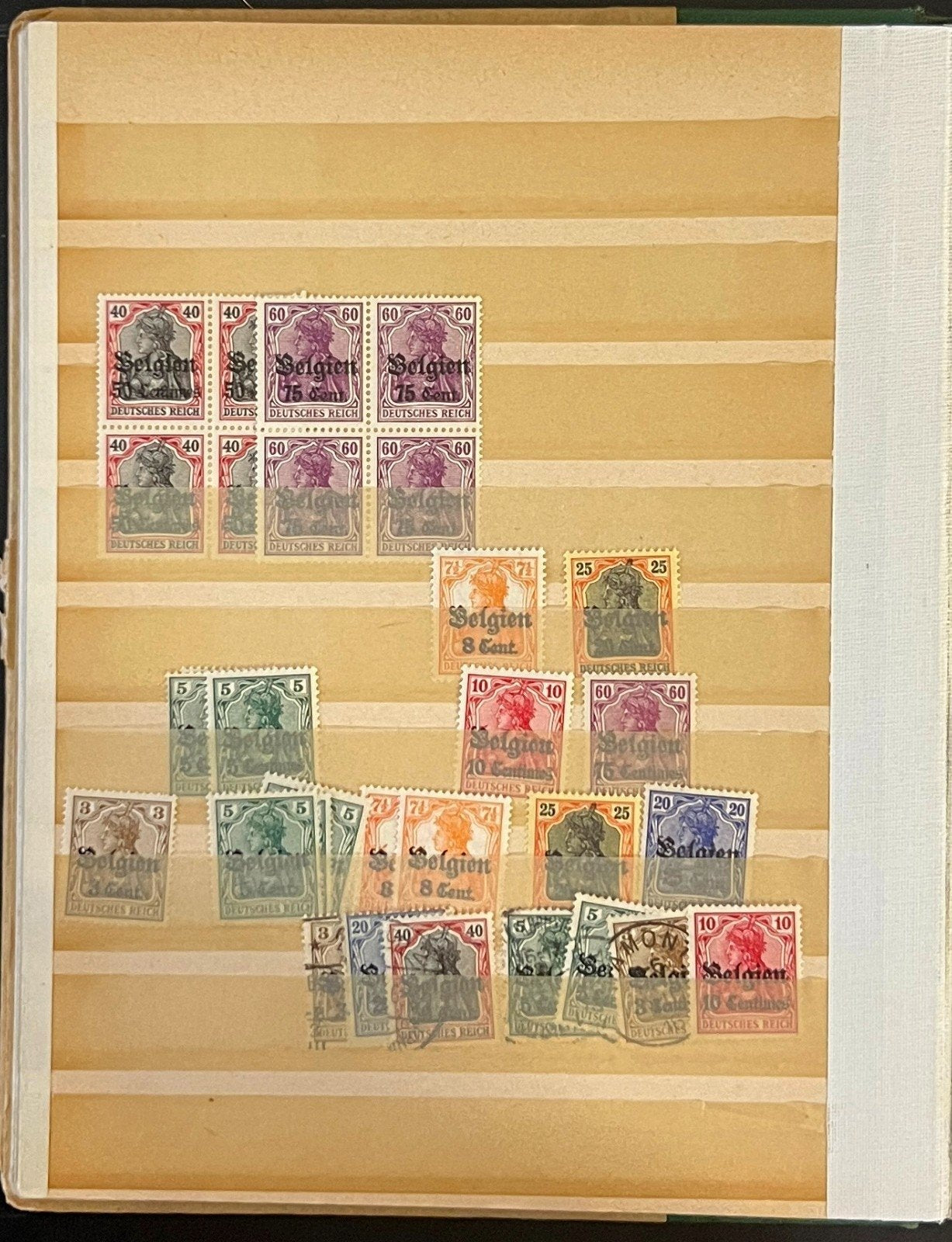 Germany & DDR Stamp Collection Stock Book Mint & Used ZAYIX