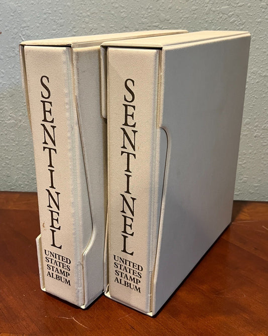 U.S. Sentinel Stamp Album 2 Volume Set Colored Album Pages 1975-1994 ZAYIX