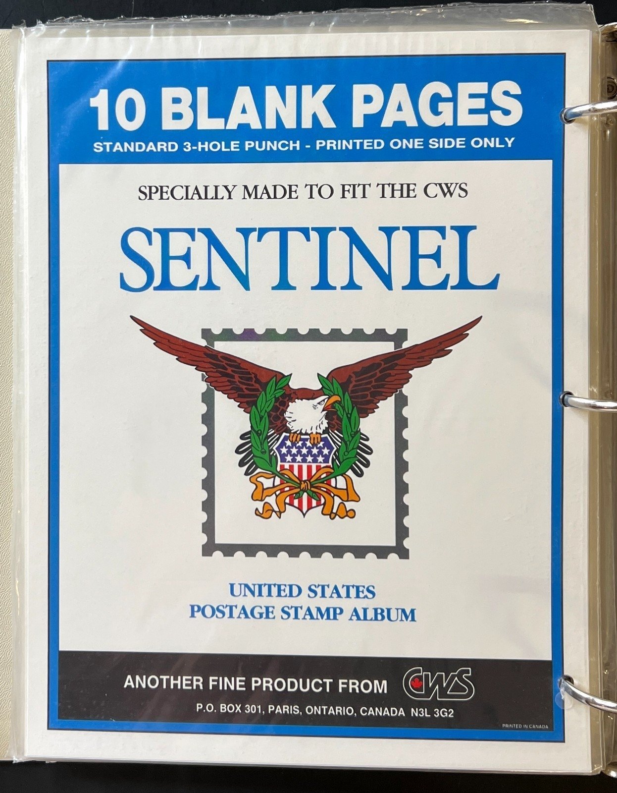 U.S. Sentinel Stamp Album 2 Volume Set Colored Album Pages 1975-1994 ZAYIX