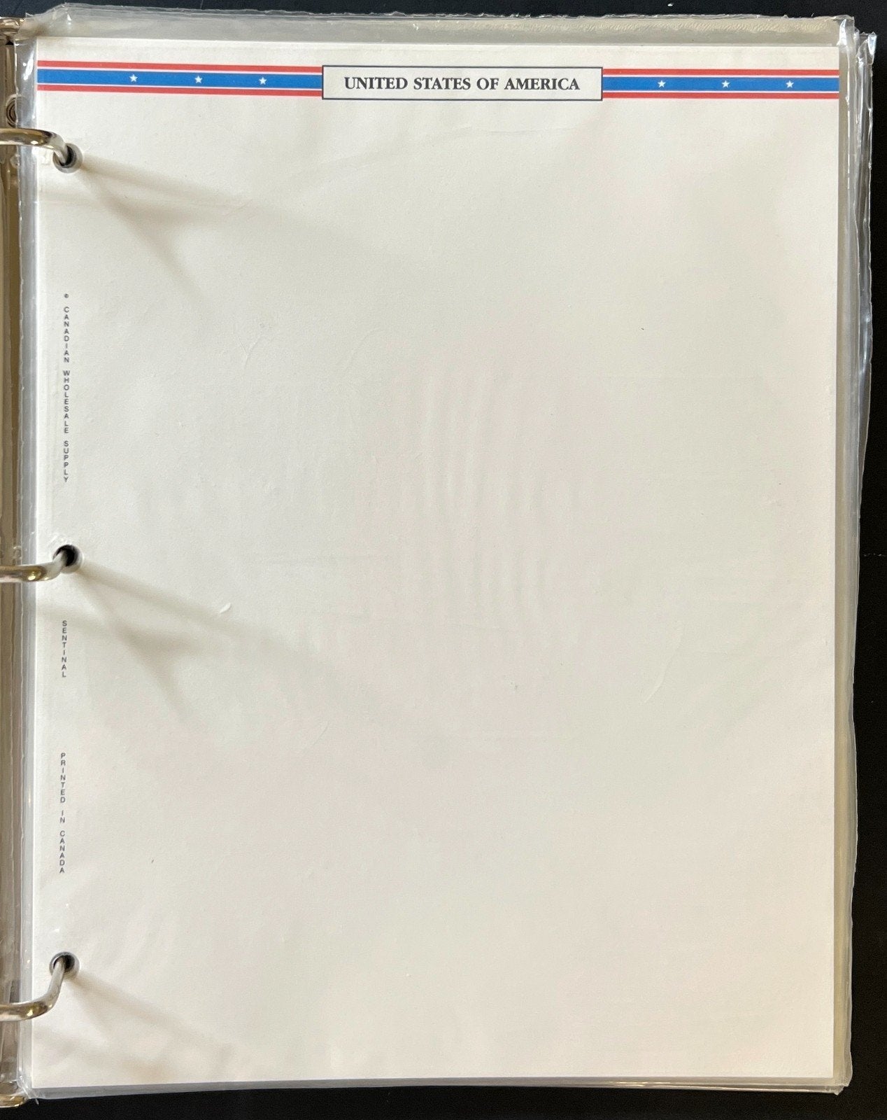 U.S. Sentinel Stamp Album 2 Volume Set Colored Album Pages 1975-1994 ZAYIX