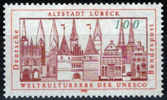 ZAYIX Germany 1594 MNH Architecture Lubeck UNESCO World Heritage List 051023S13