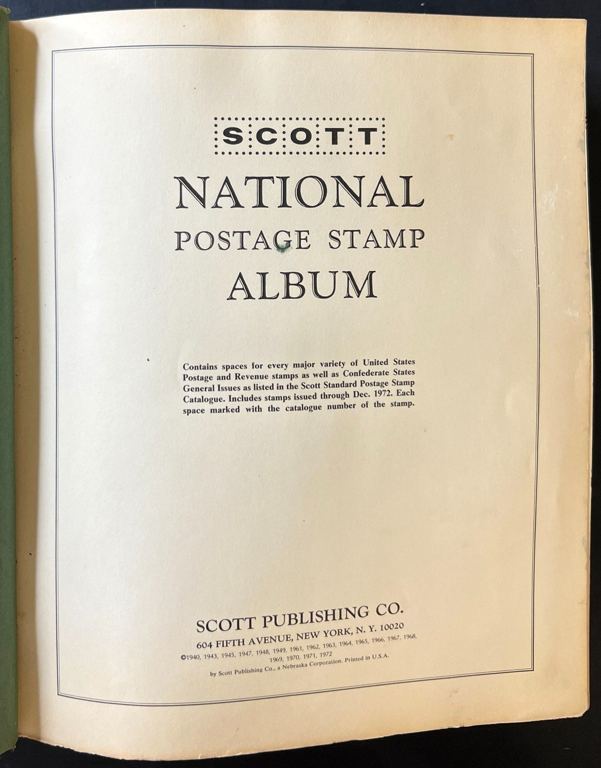 United States Stamp Collection Nearly Complete Scott Album 1845-1964 ZAYIX