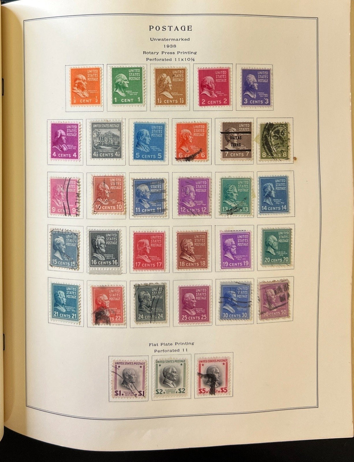 United States Stamp Collection Nearly Complete Scott Album 1845-1964 ZAYIX