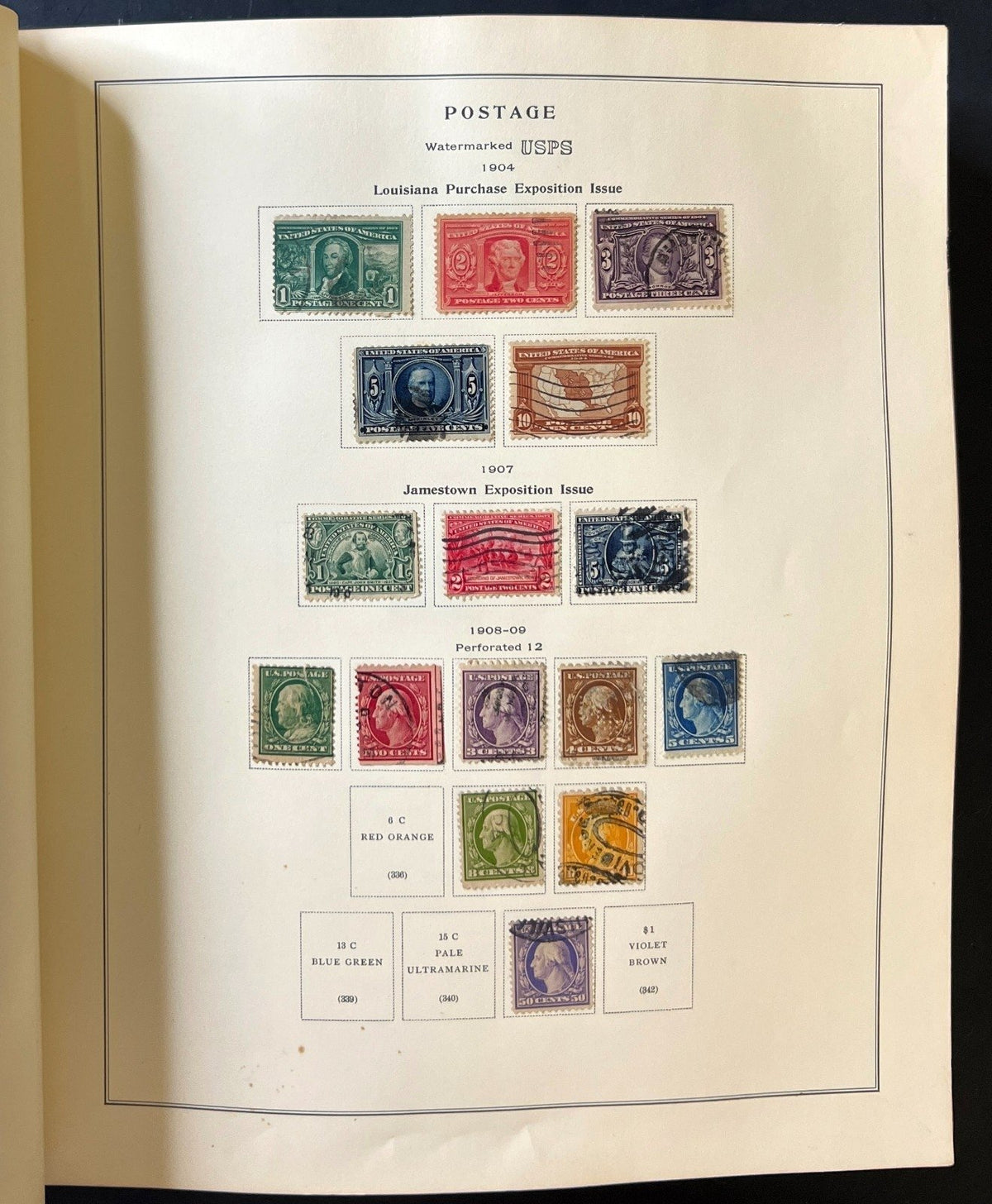 United States Stamp Collection Nearly Complete Scott Album 1845-1964 ZAYIX