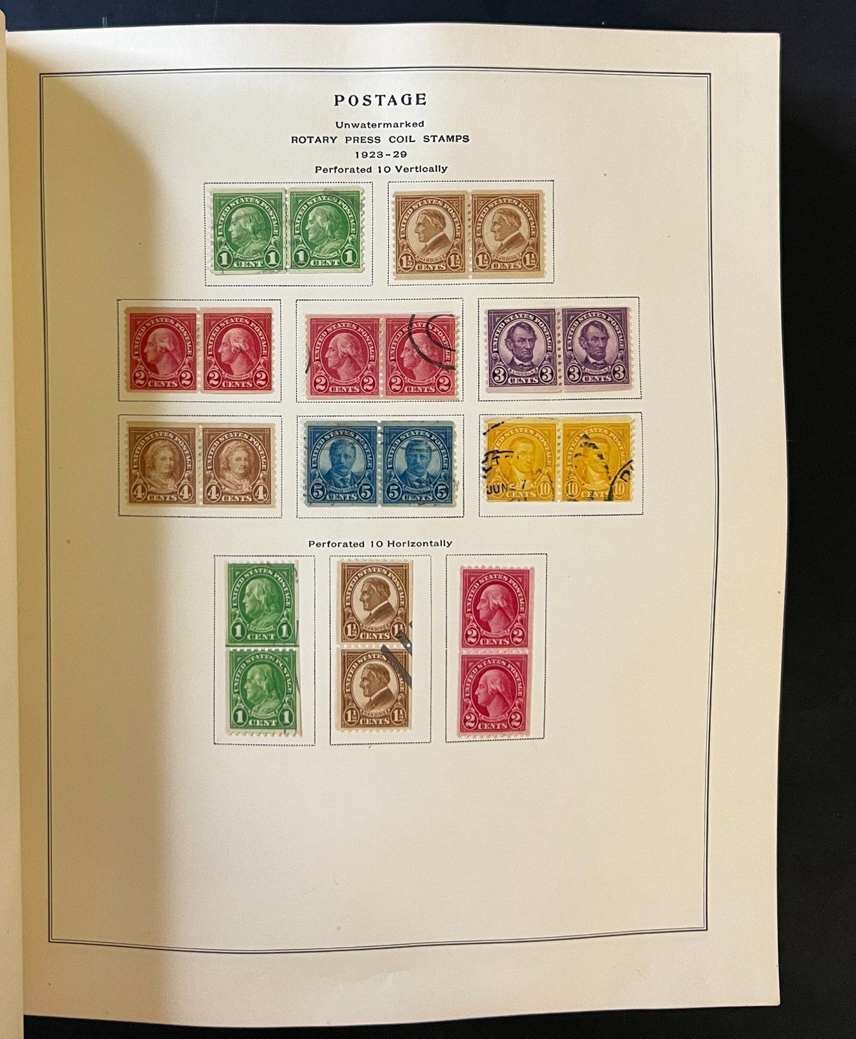 United States Stamp Collection Nearly Complete Scott Album 1845-1964 ZAYIX
