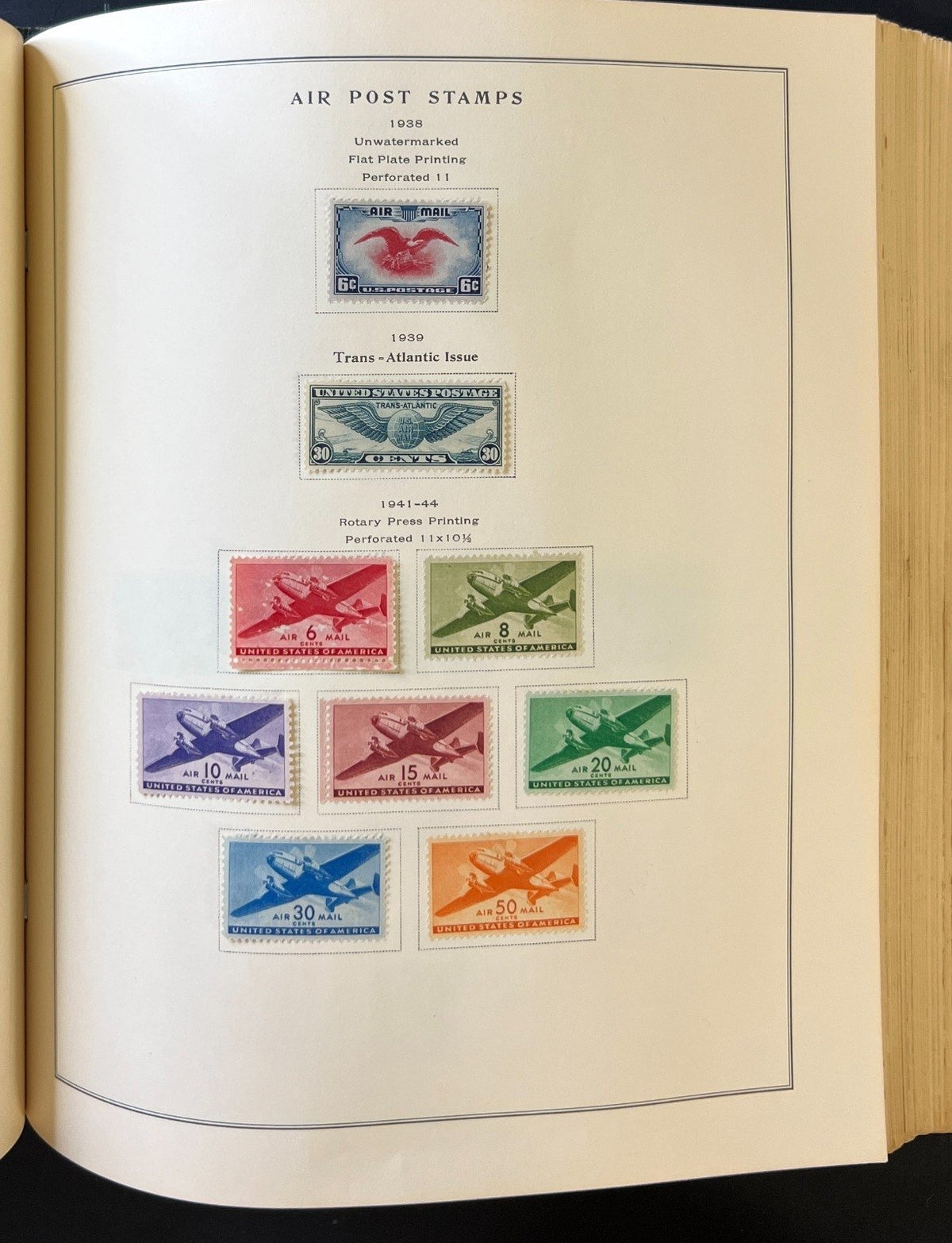 United States Stamp Collection Nearly Complete Scott Album 1845-1964 ZAYIX