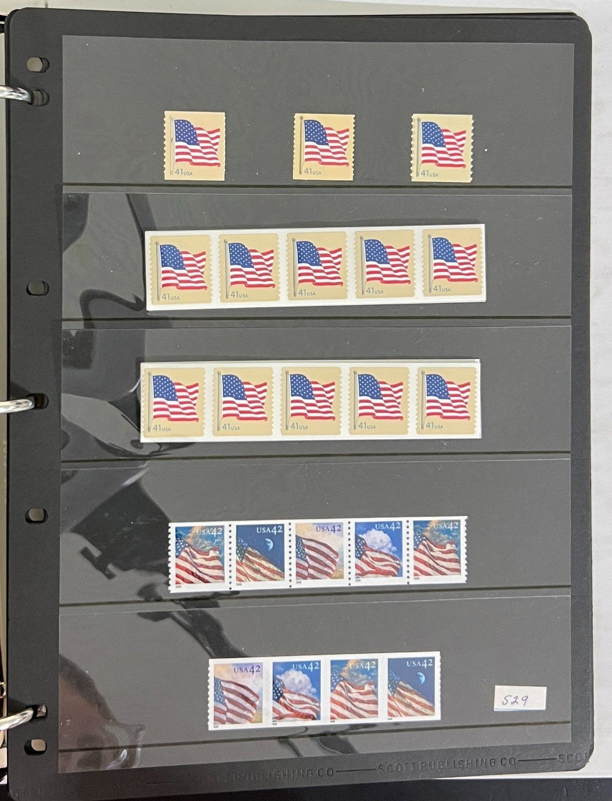 United States Coil Strips, & Singles  Stamp Collection Album MNH ZAYIX