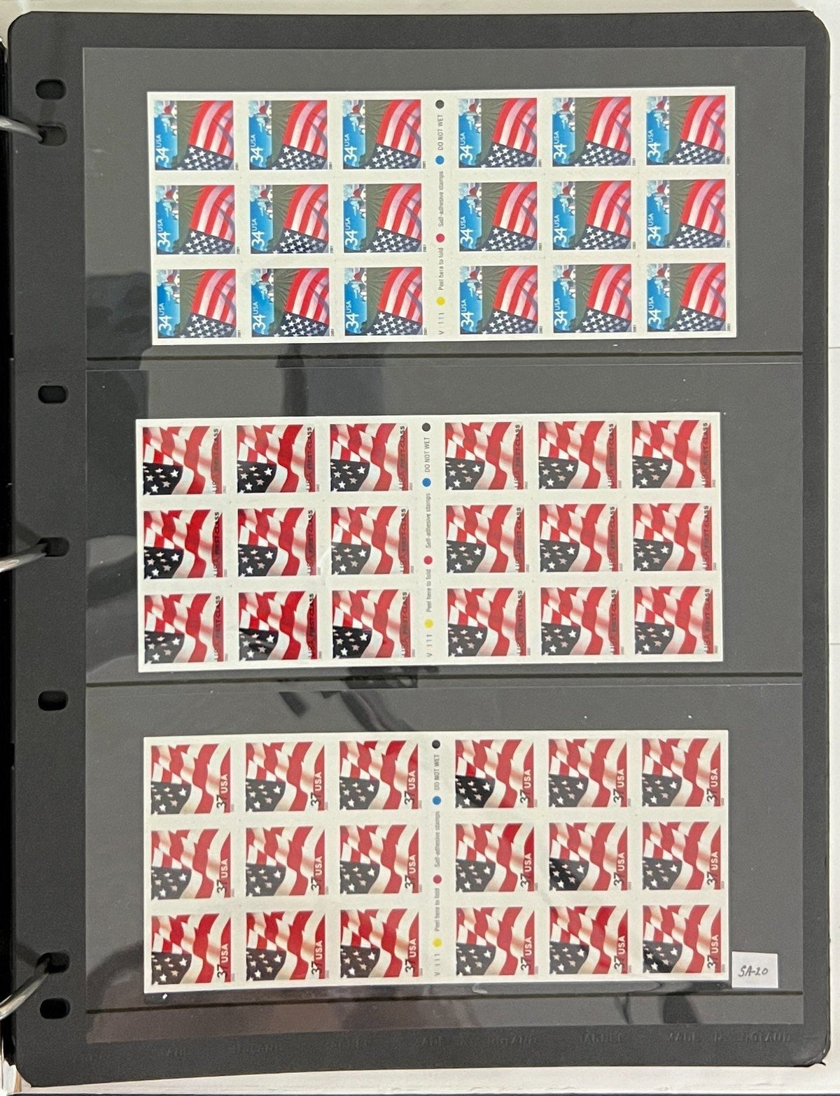 United States Strips, Plate Blocks, & Panes Stamp Collection Album MNH ZAYIX
