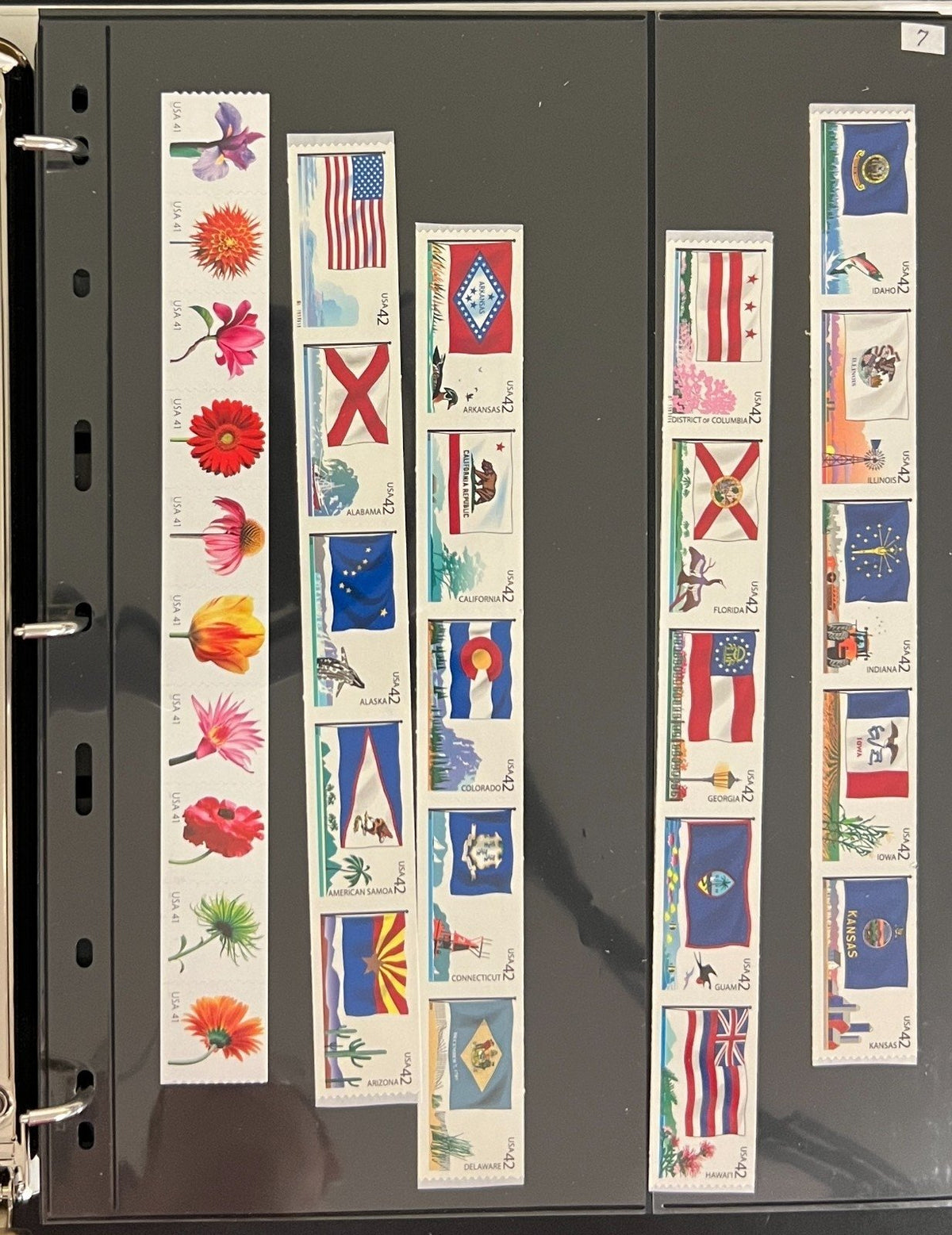 United States Strips, Plate Blocks, & Panes Stamp Collection Album MNH ZAYIX