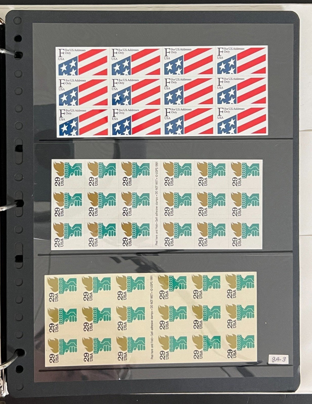 United States Strips, Plate Blocks, & Panes Stamp Collection Album MNH ZAYIX