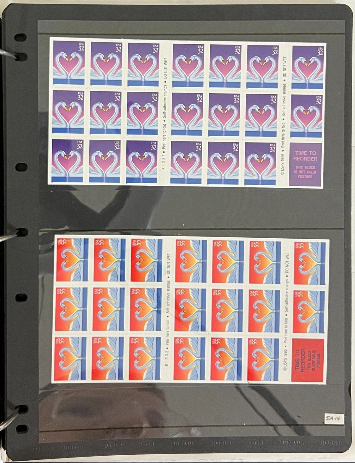 United States Strips, Plate Blocks, & Panes Stamp Collection Album MNH ZAYIX