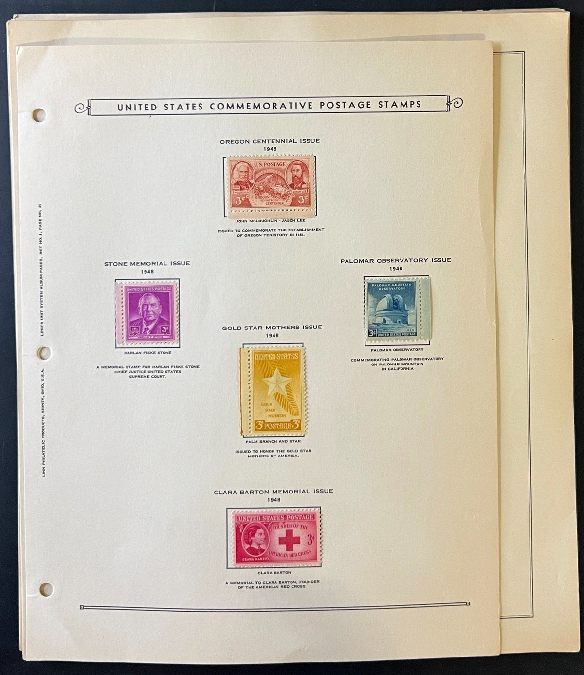 United States 1926-1935 Stamp Collection Album Pages ZAYIX
