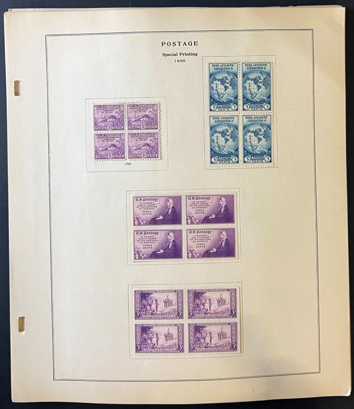 United States 1926-1935 Stamp Collection Album Pages ZAYIX