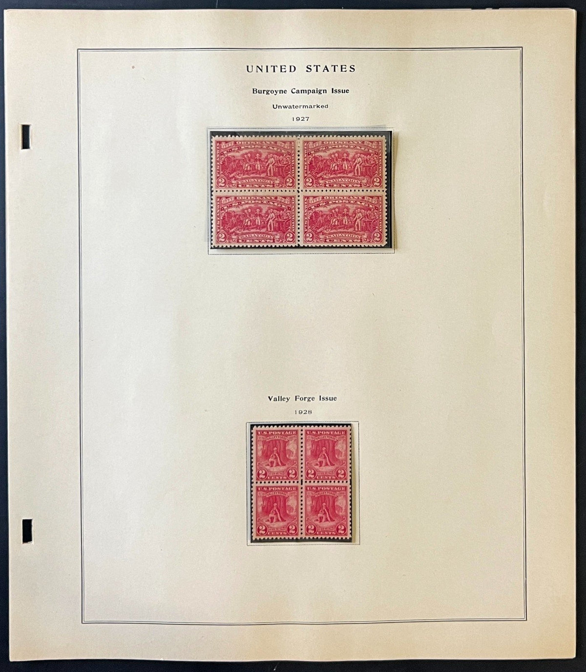 United States 1926-1935 Stamp Collection Album Pages ZAYIX