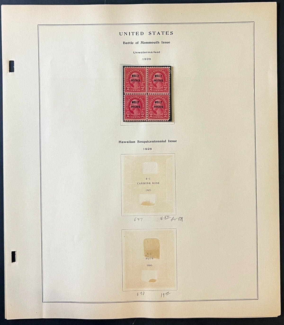 United States 1926-1935 Stamp Collection Album Pages ZAYIX