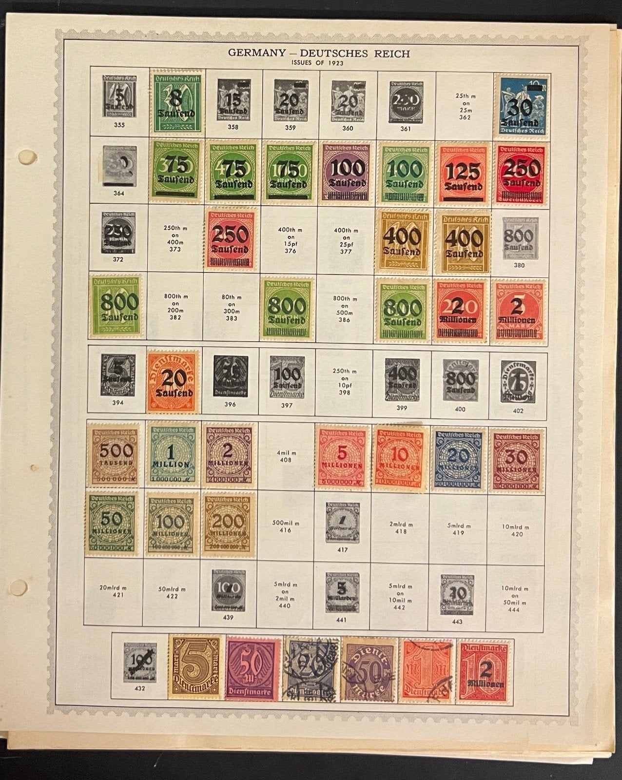 Germany, DDR, & German States Stamp Collection Album Pages Mint & Used ZAYIX