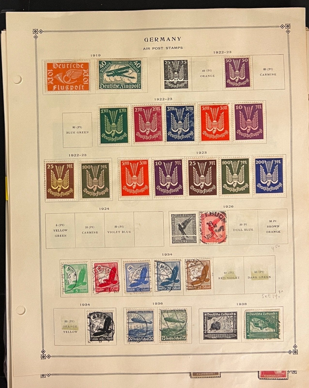 Germany, DDR, & German States Stamp Collection Album Pages Mint & Used ZAYIX