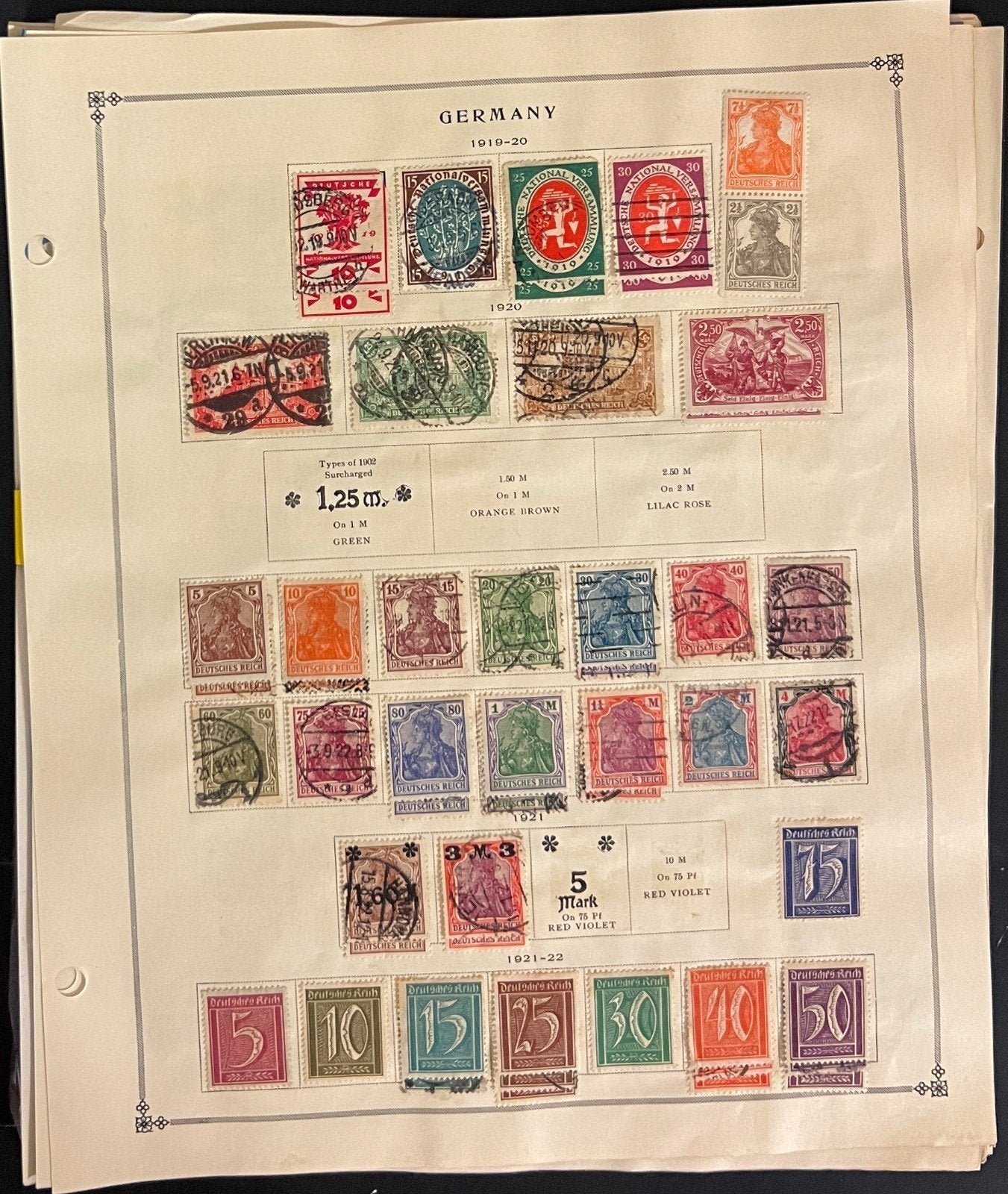 Germany, DDR, & German States Stamp Collection Album Pages Mint & Used ZAYIX