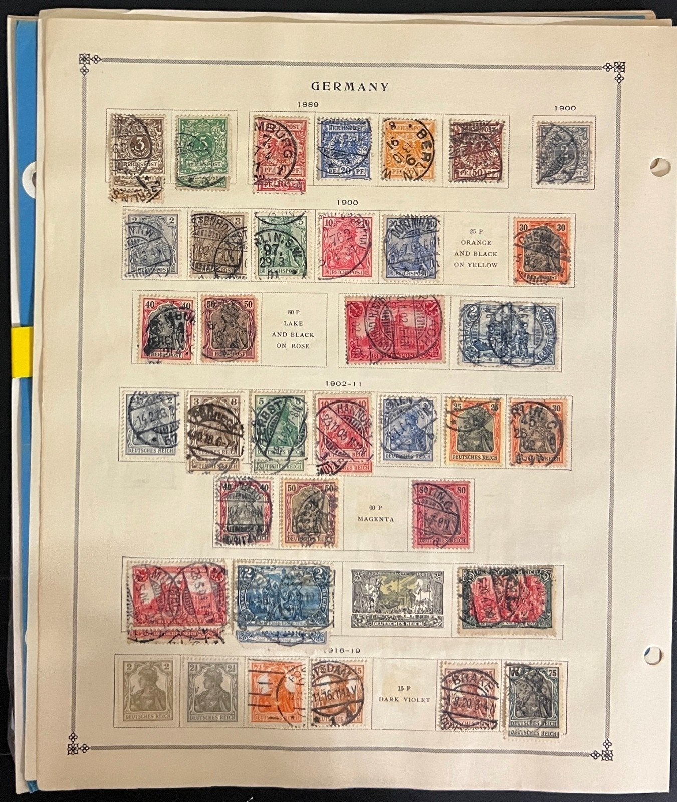 Germany, DDR, & German States Stamp Collection Album Pages Mint & Used ZAYIX