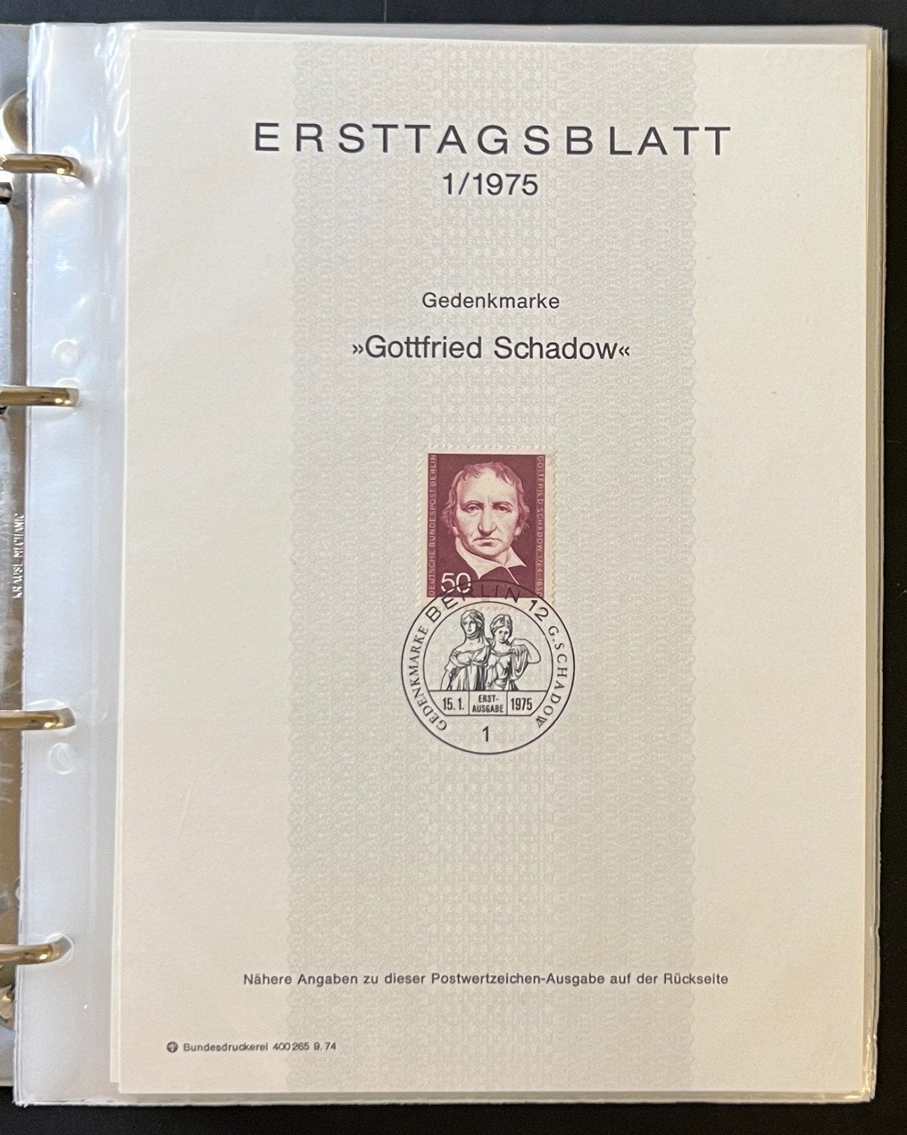 German First day Covers Collection 10 Album Lot Of FDCs 1974-1981 ZAYIX