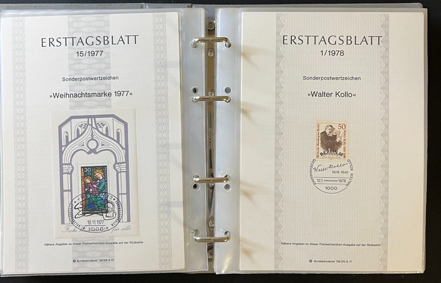 German First day Covers Collection 10 Album Lot Of FDCs 1974-1981 ZAYIX