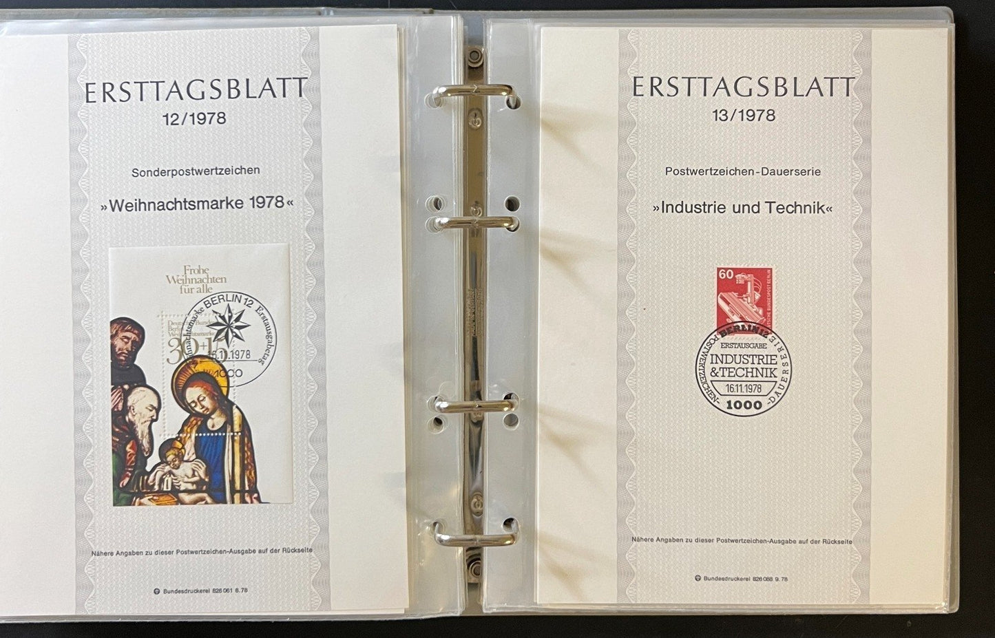 German First day Covers Collection 10 Album Lot Of FDCs 1974-1981 ZAYIX