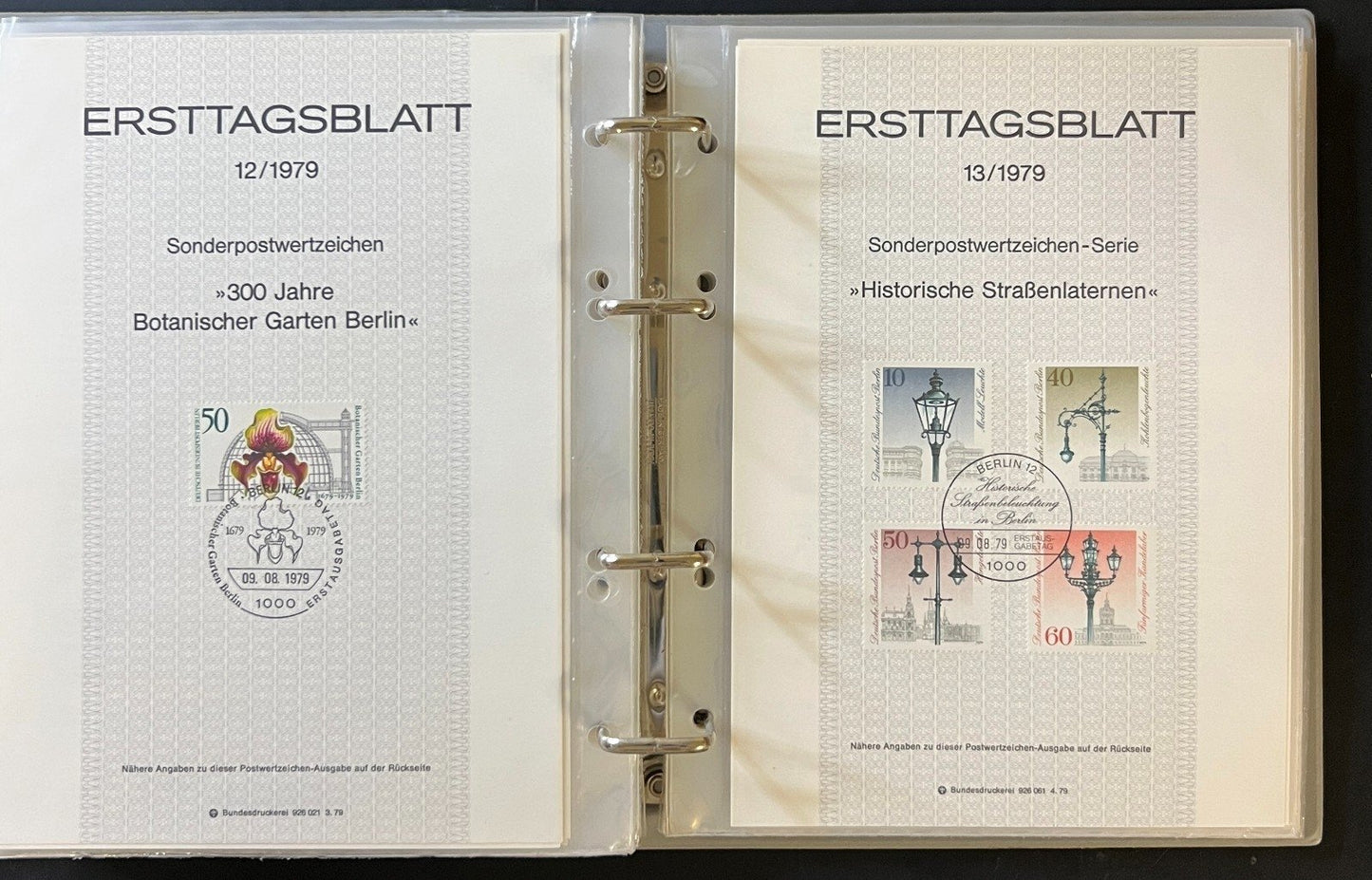 German First day Covers Collection 10 Album Lot Of FDCs 1974-1981 ZAYIX