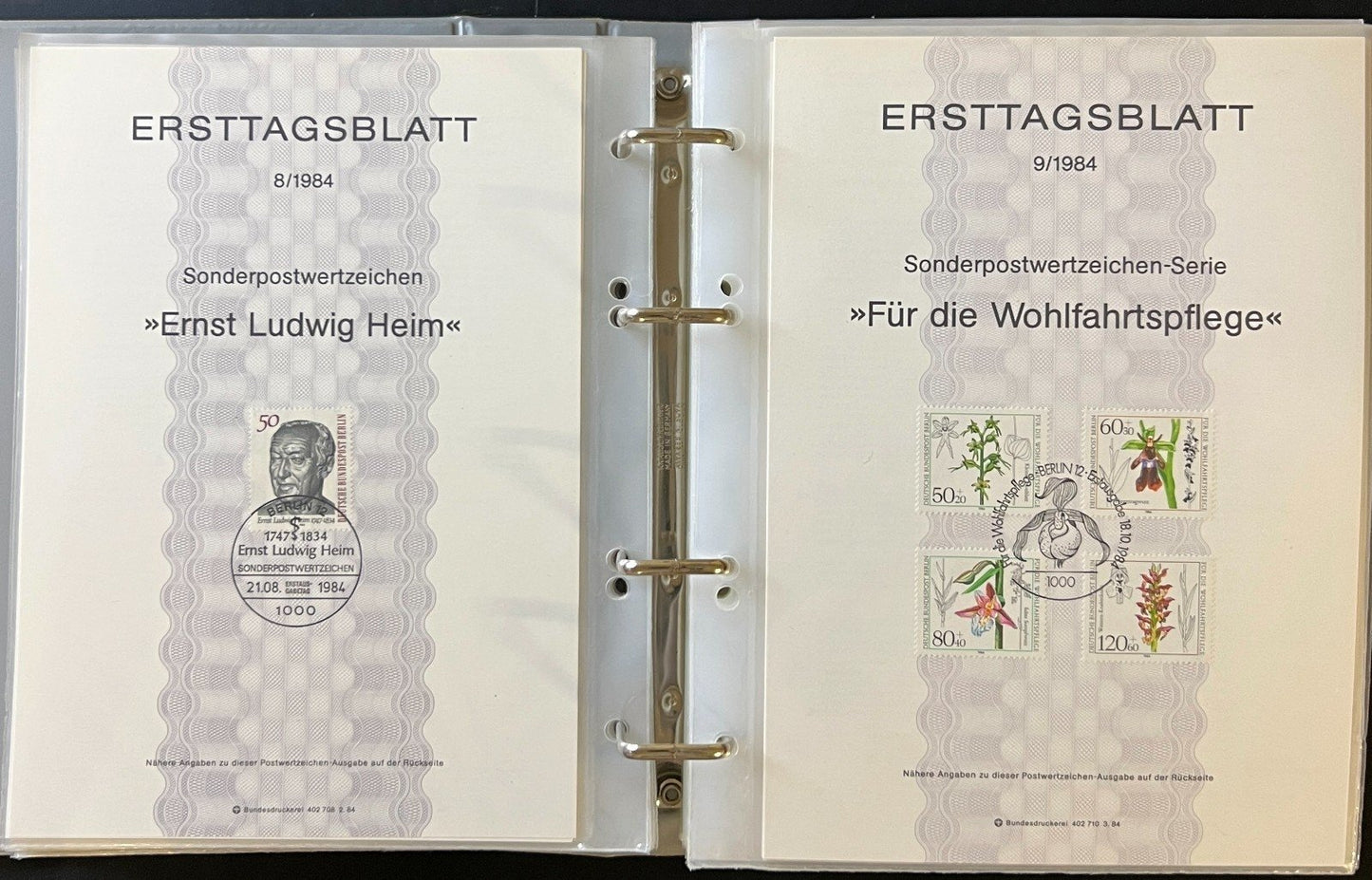 German First day Covers Collection 10 Album Lot Of FDCs 1974-1981 ZAYIX