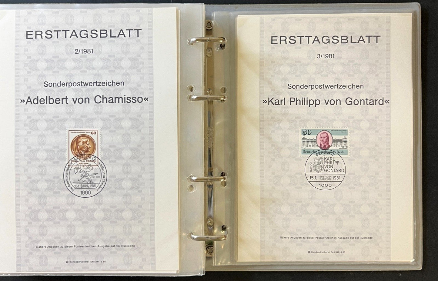German First day Covers Collection 10 Album Lot Of FDCs 1974-1981 ZAYIX